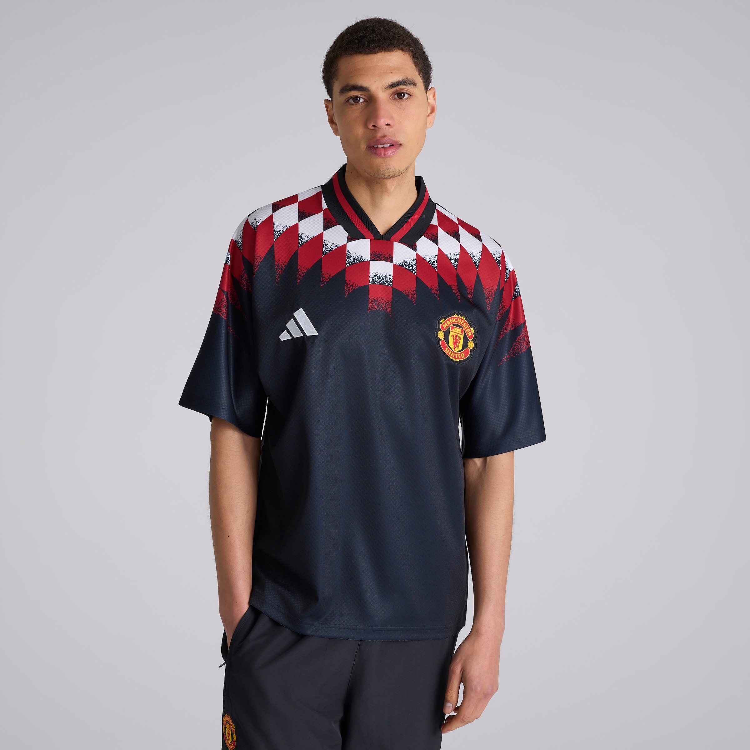 Manchester United x adidas Stadium Jersey Black