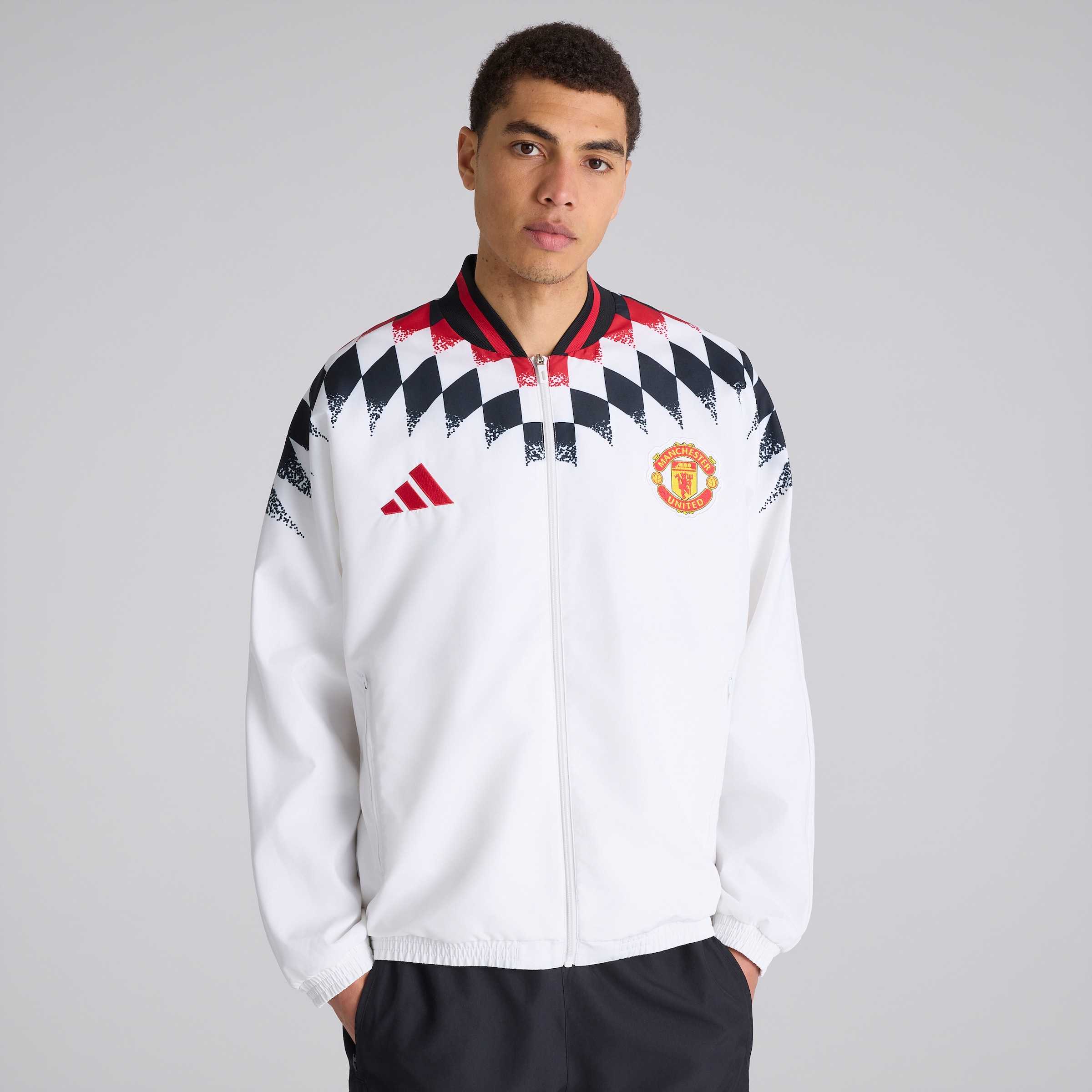 Manchester United x adidas Stadium Track Top White