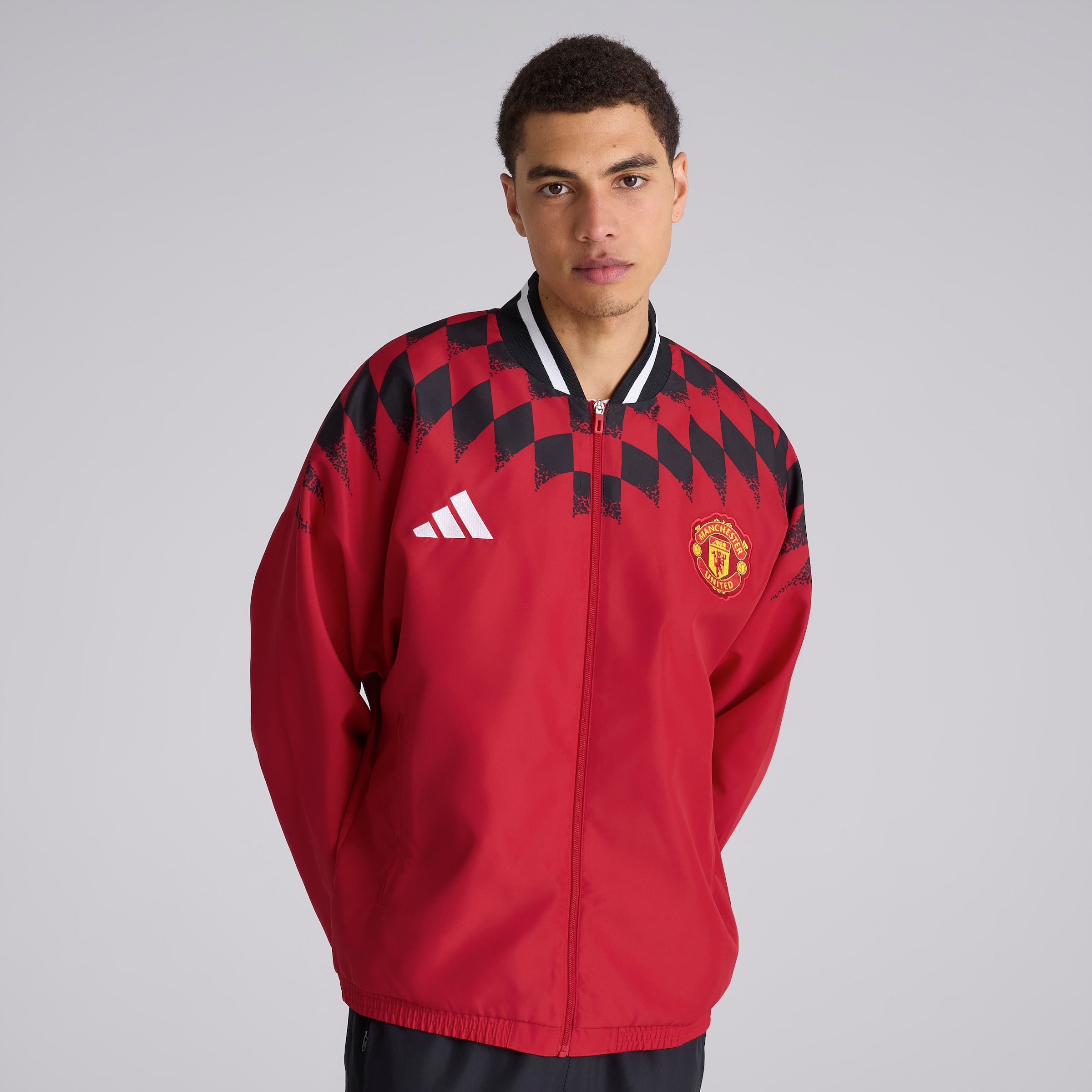 Manchester United x adidas Stadium Track Top Red