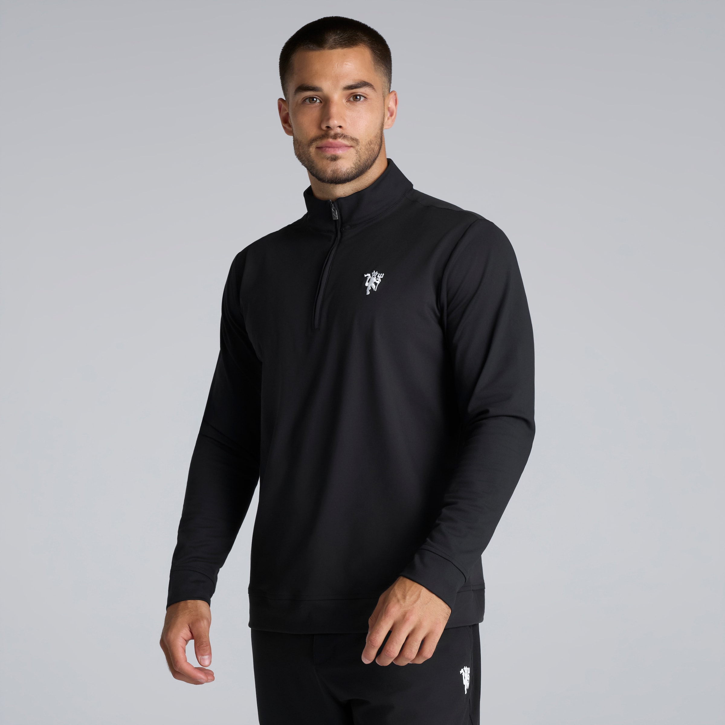 Manchester United x adidas Golf Ultimate 365 Quarter-Zip Black
