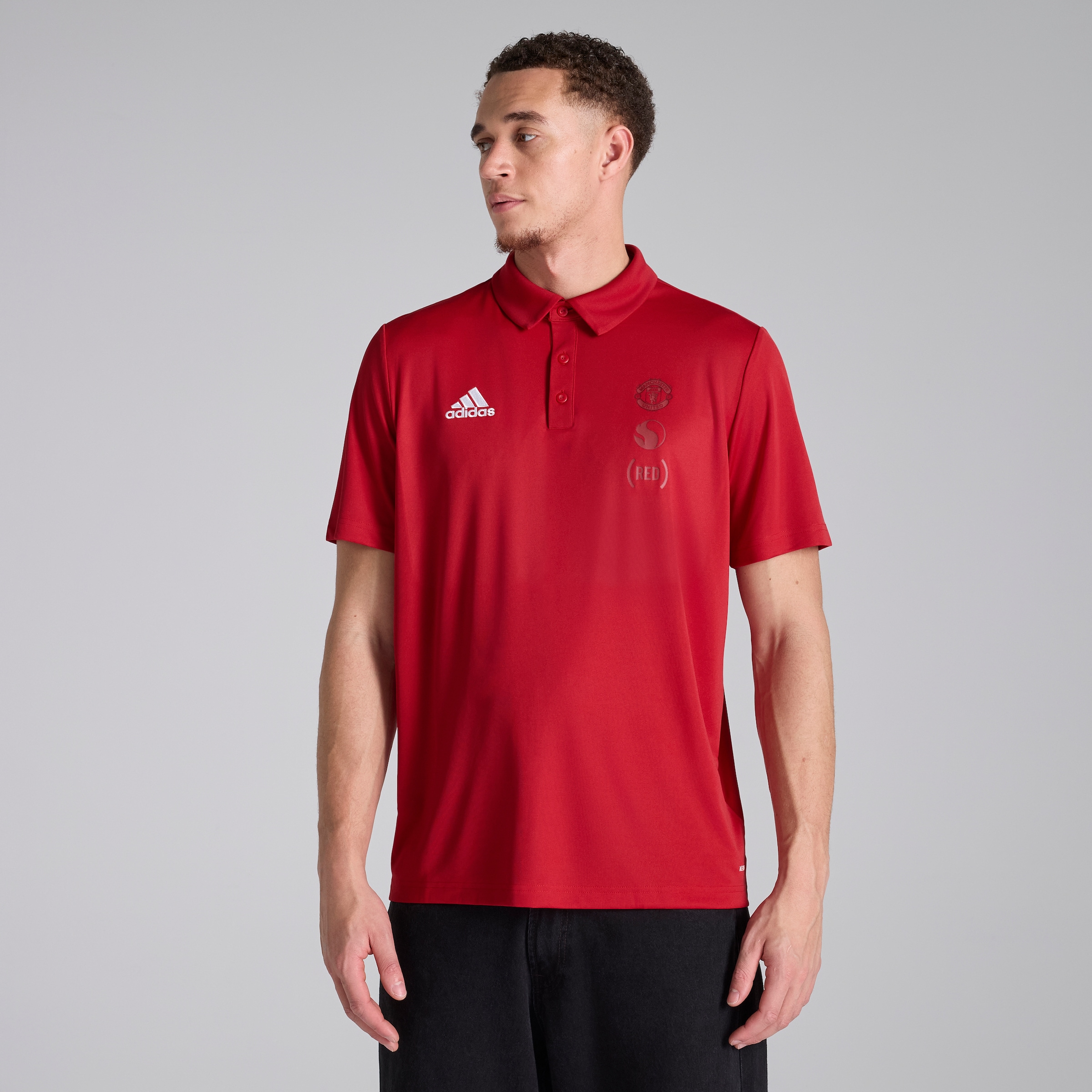 Manchester United x adidas RED4LIFE Polo Red