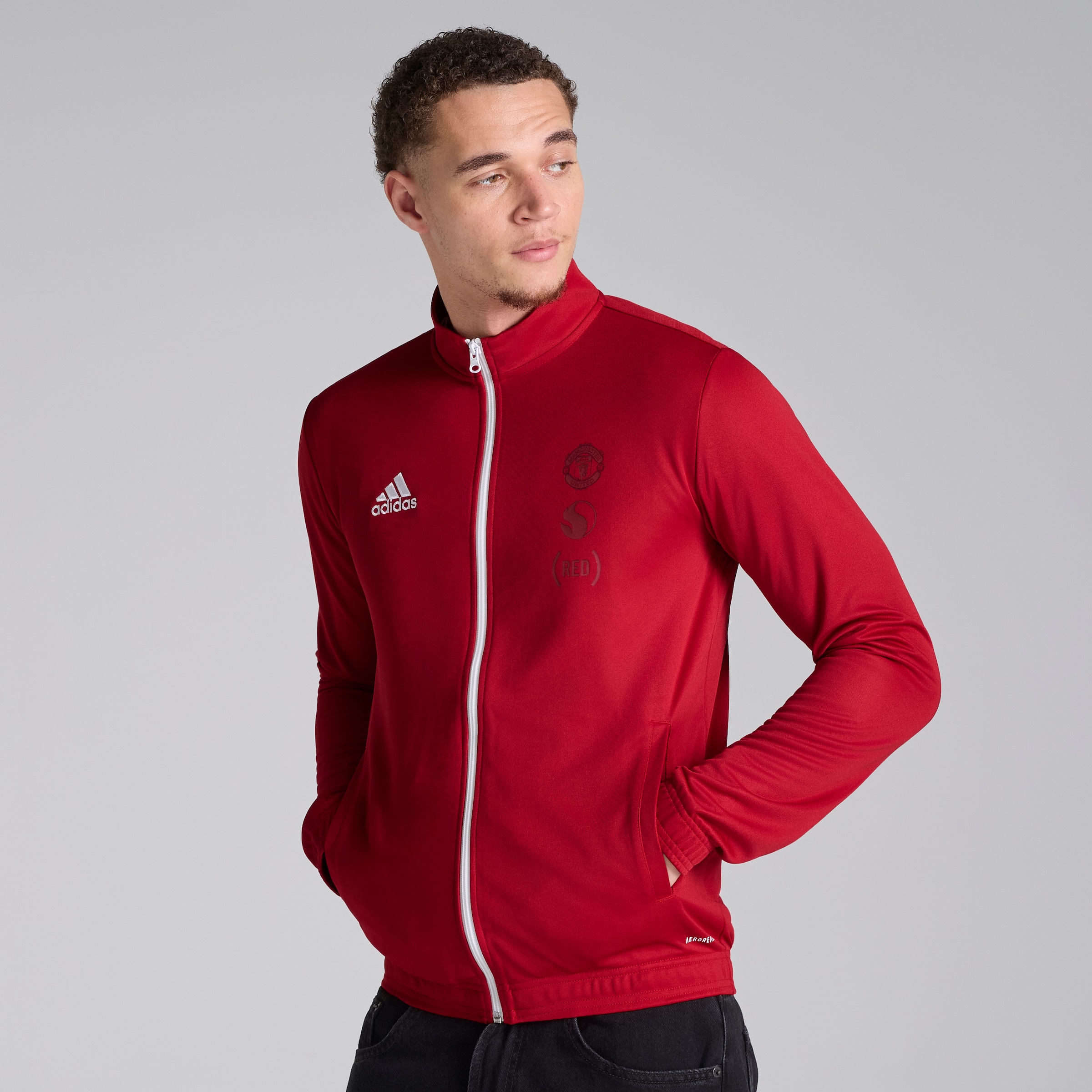 Manchester United x adidas RED4LIFE Track Jacket Red