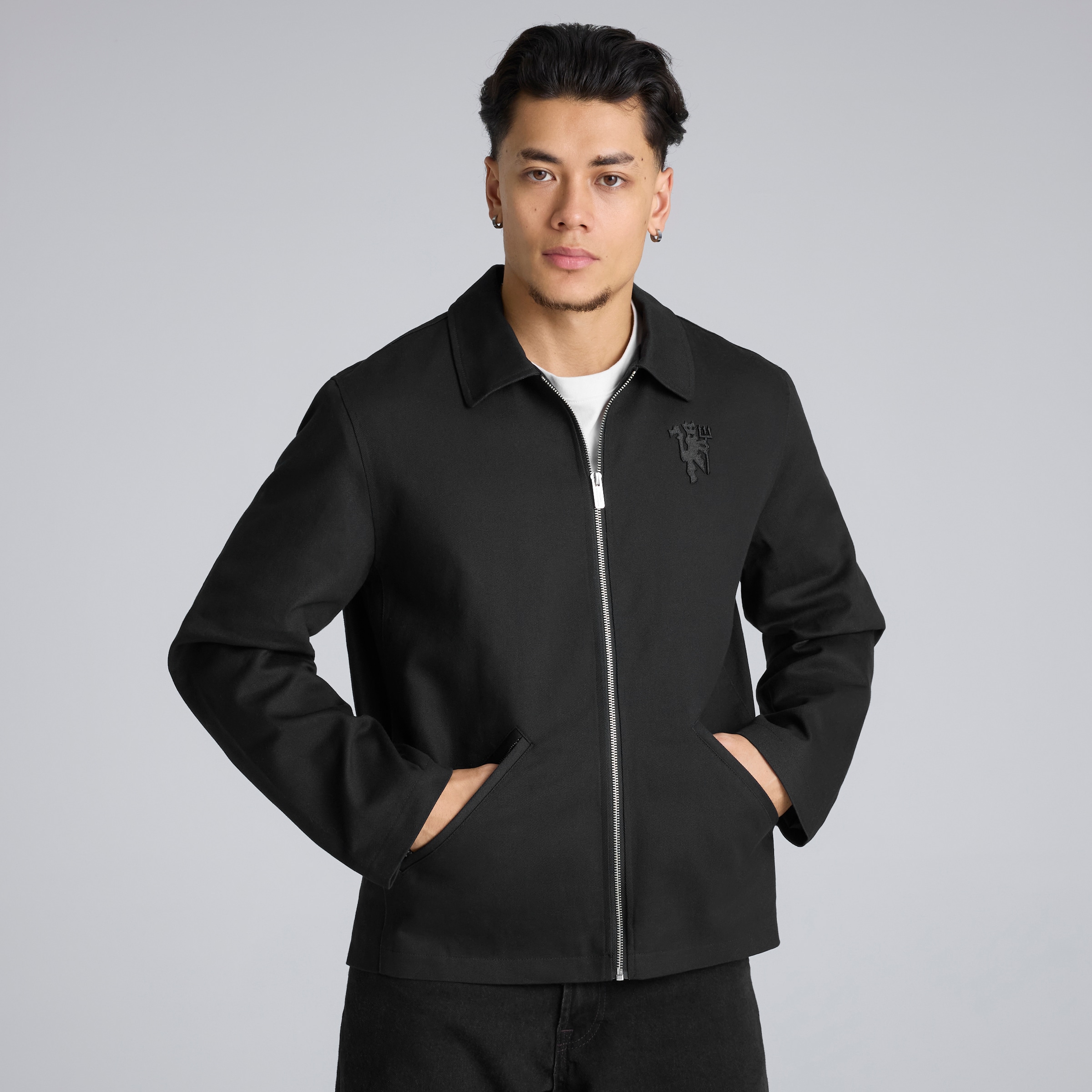 Manchester United Hated Adored Never Ignored Field Jacket Black