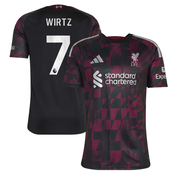Florian Wirtz Liverpool adidas 2026/27 Third Replica Jersey - Black