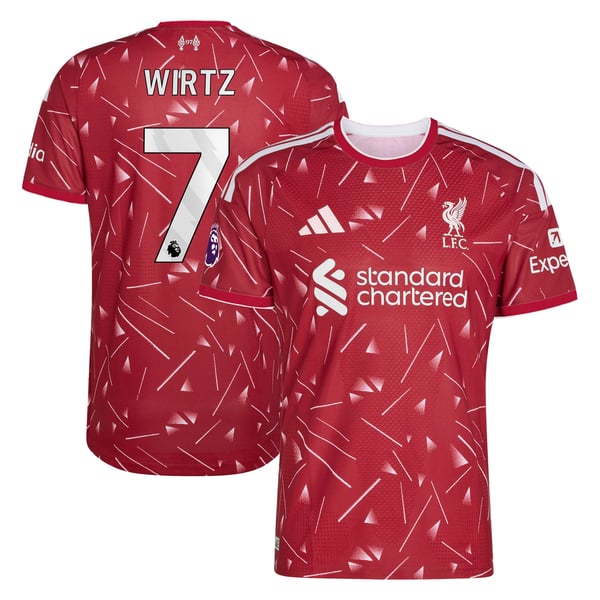 Florian Wirtz Liverpool adidas 2026/27 Home On-Field Authentic Jersey - Red