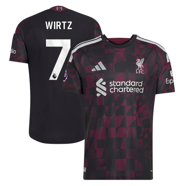 Florian Wirtz Liverpool adidas 2026/27 Third On-Field Authentic Jersey - Black
