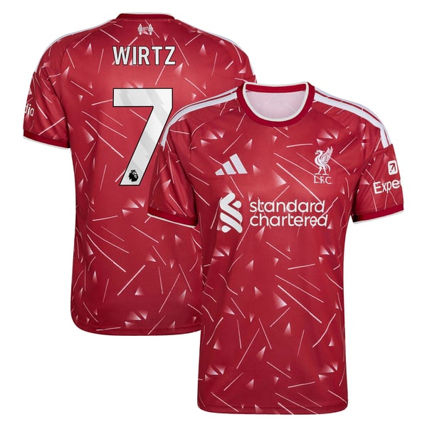 Florian Wirtz Liverpool adidas 2026/27 Home Replica Jersey - Red