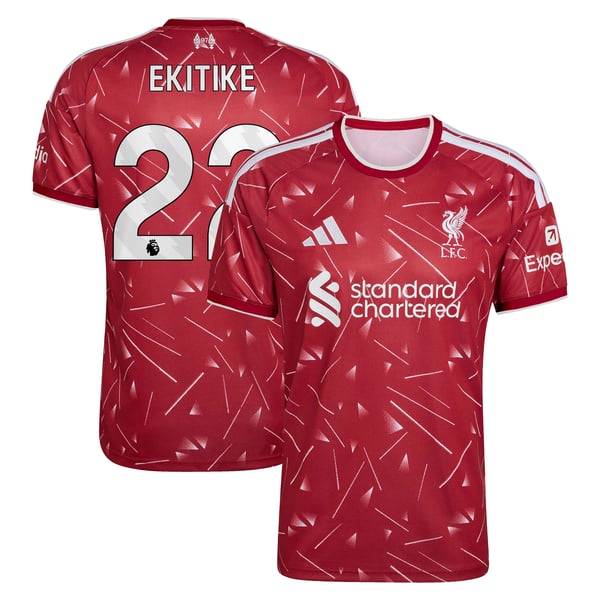 Hugo Ekitike Liverpool adidas 2026/27 Home Replica Jersey - Red