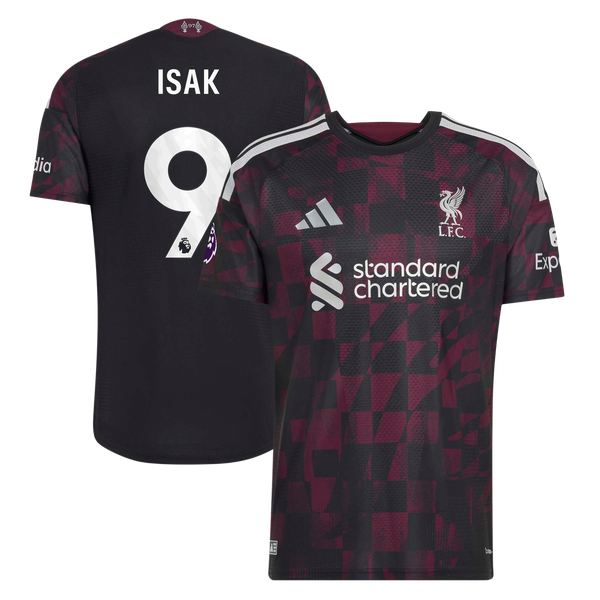 Alexander Isak Liverpool adidas 2026/27 Third On-Field Authentic Jersey - Black