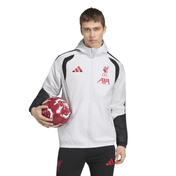 Liverpool adidas Training All Weather Jacket - Grey