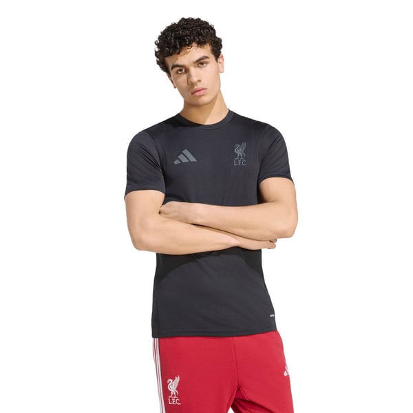 Liverpool adidas Training T-Shirt - Black