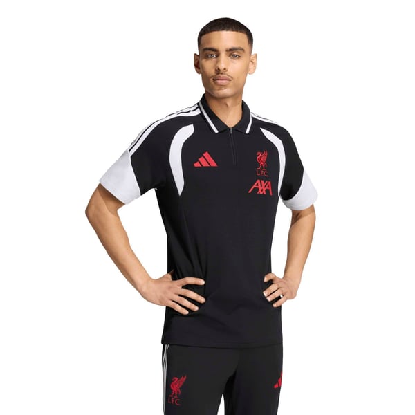 Liverpool adidas Training Polo - Black