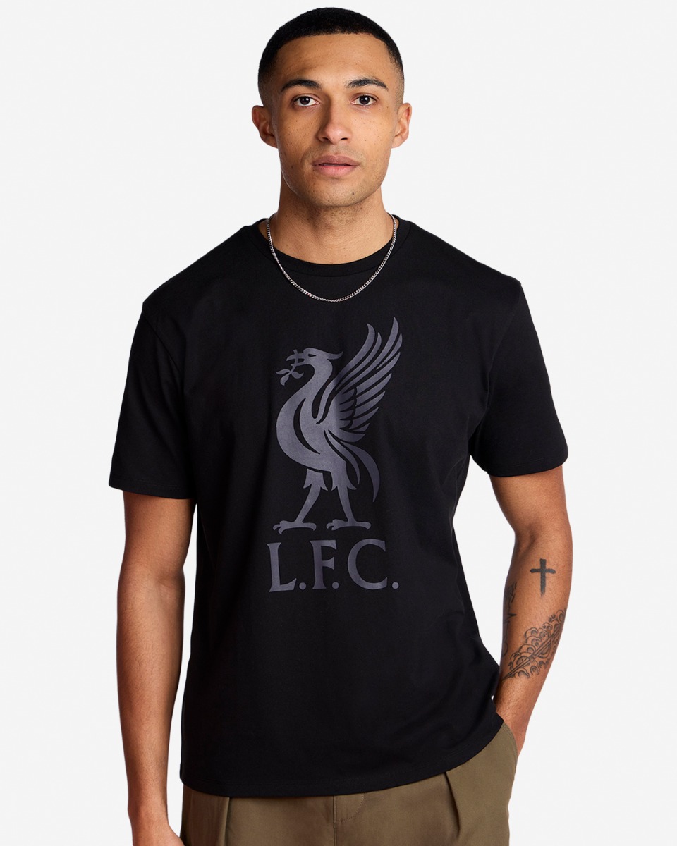 LFC Mens Liverbird Tee Black