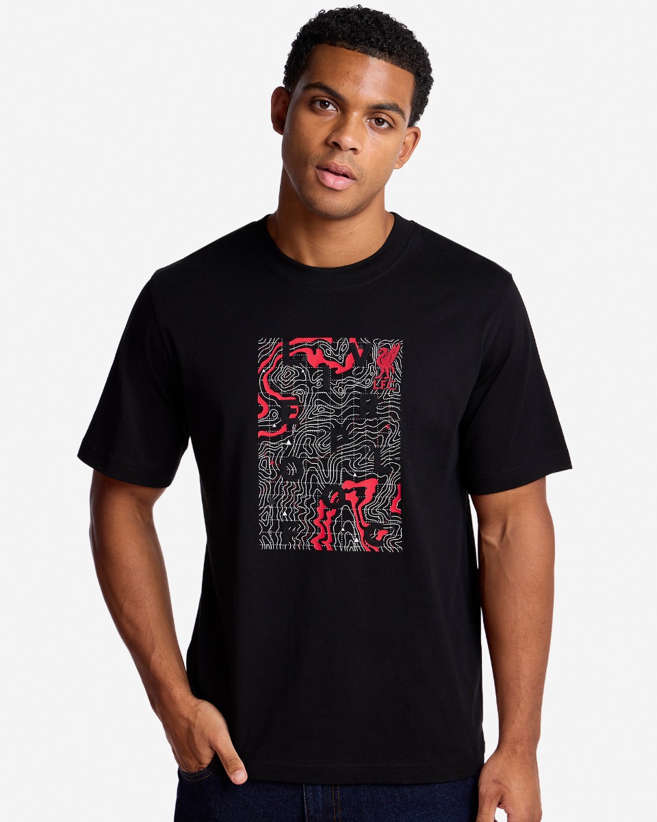 LFC Mens Flock Tee Black