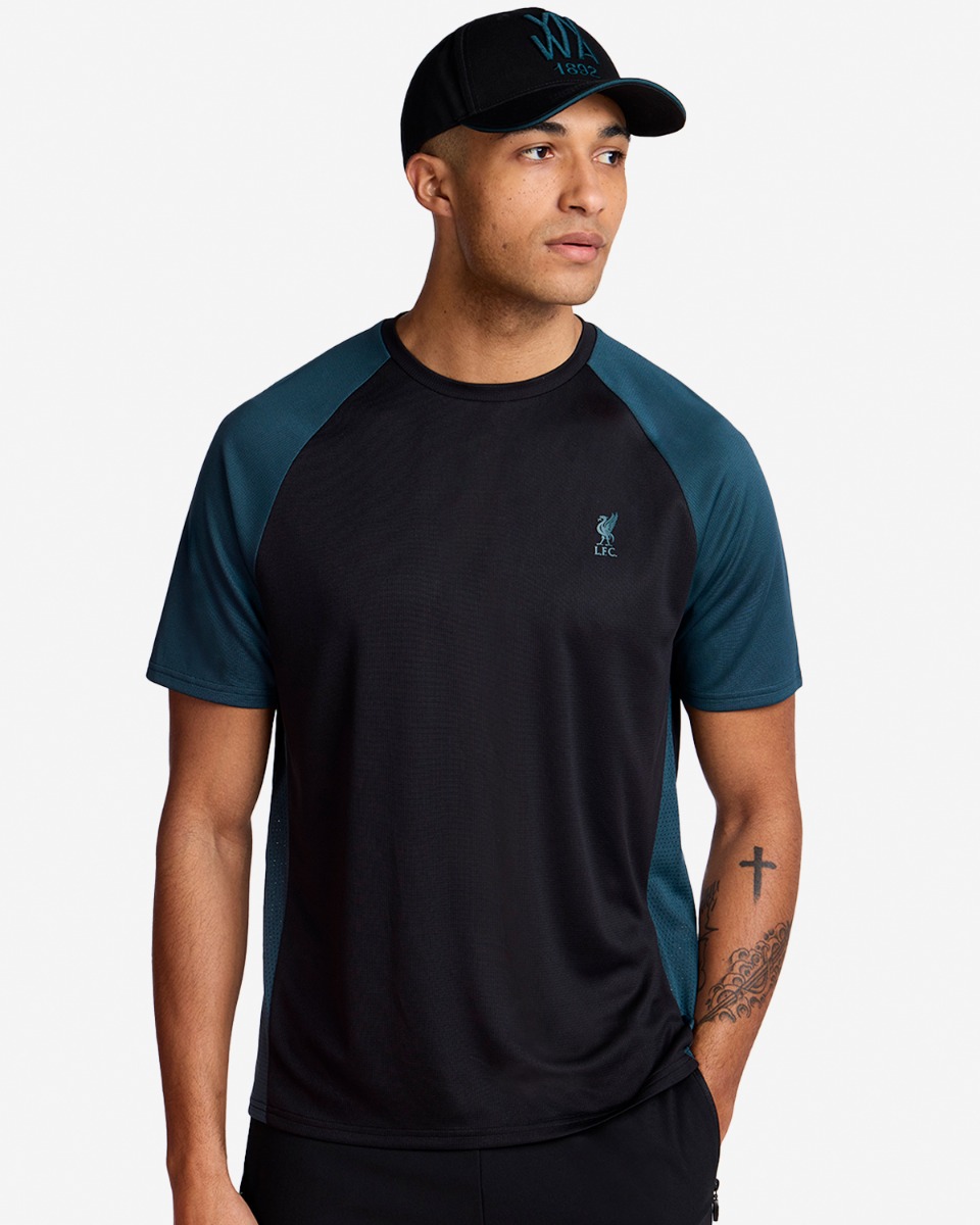 LFC Mens Raglan Tee Black & Green