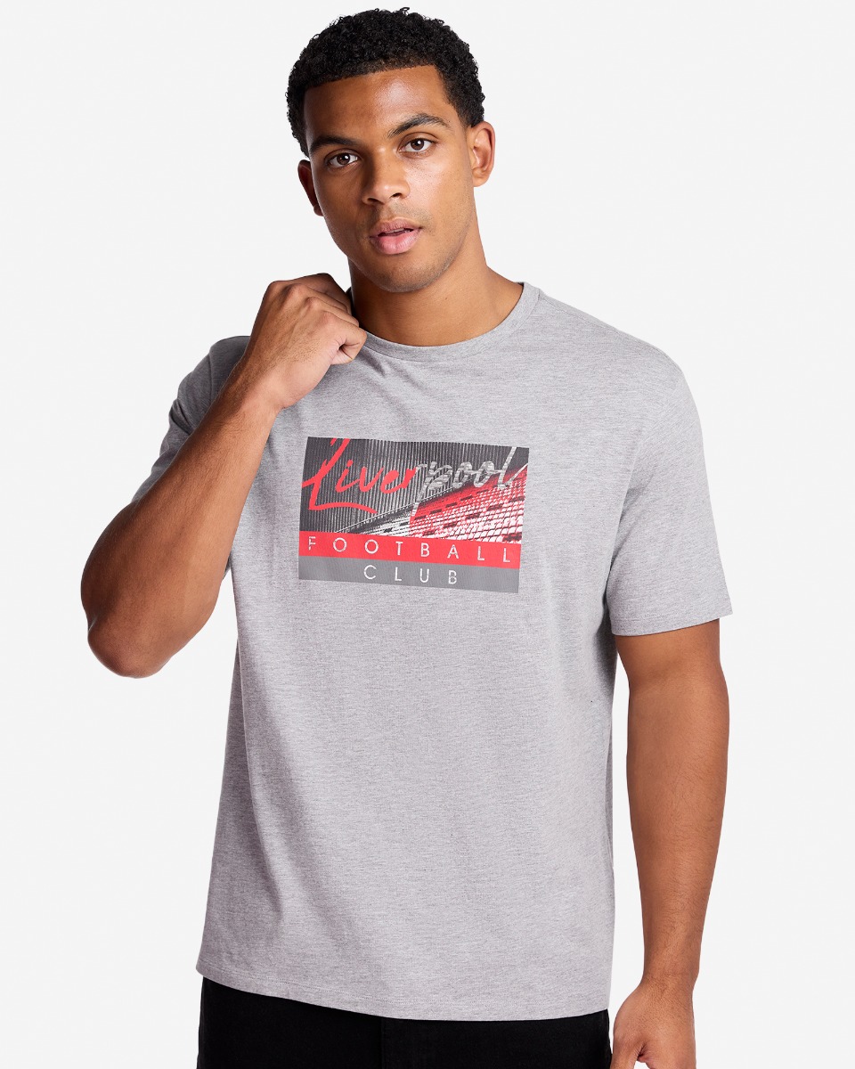 LFC Mens Seating Stadium Tee Grey