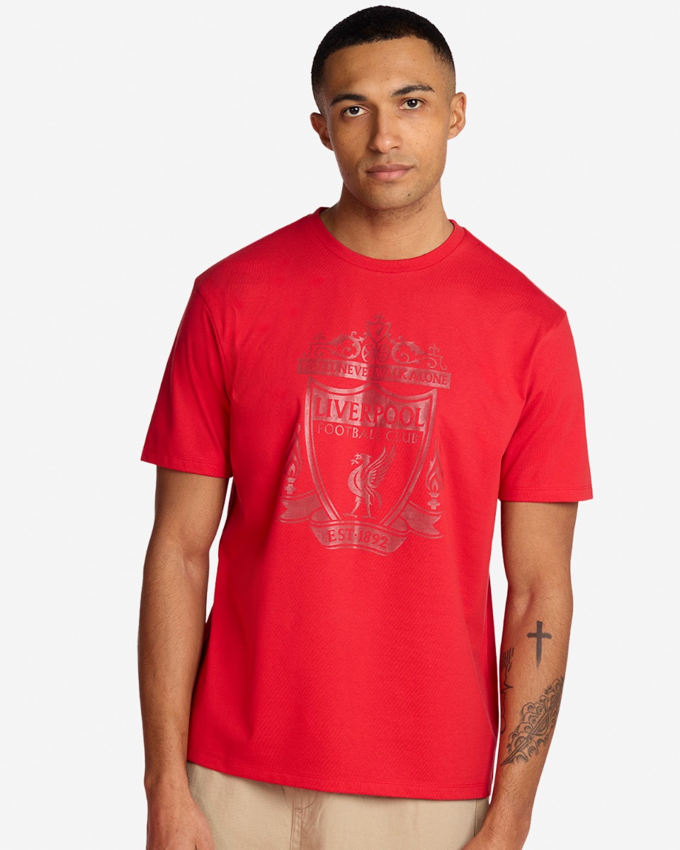LFC Mens Crest Tee Red