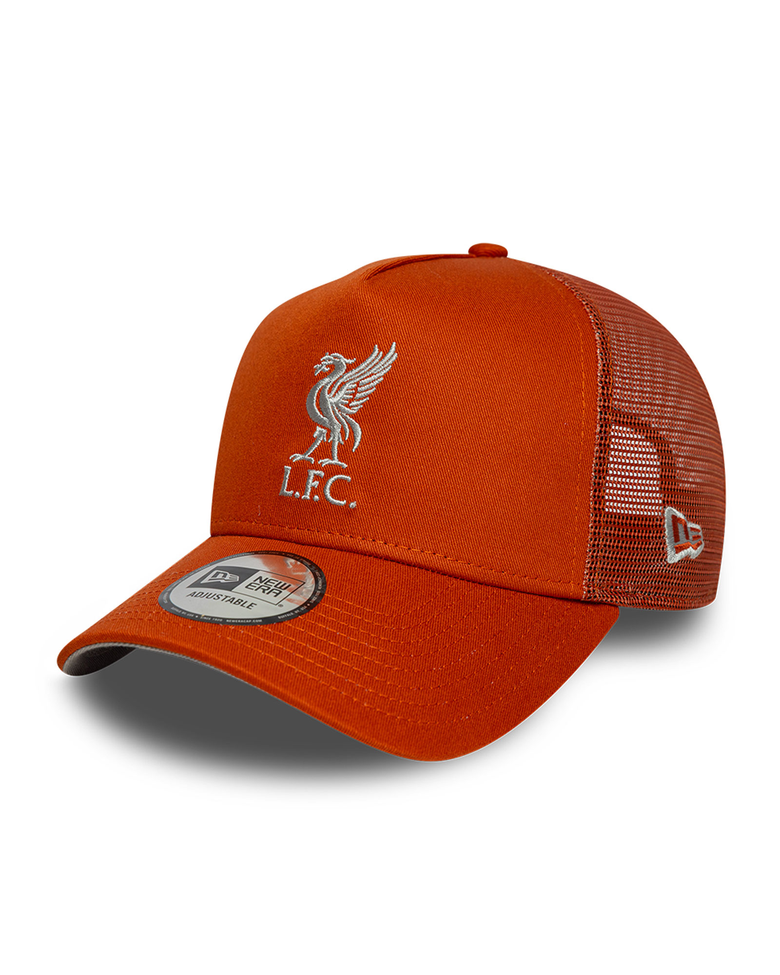 LFC New Era Adults Trucker Crest Cap Warm Flame