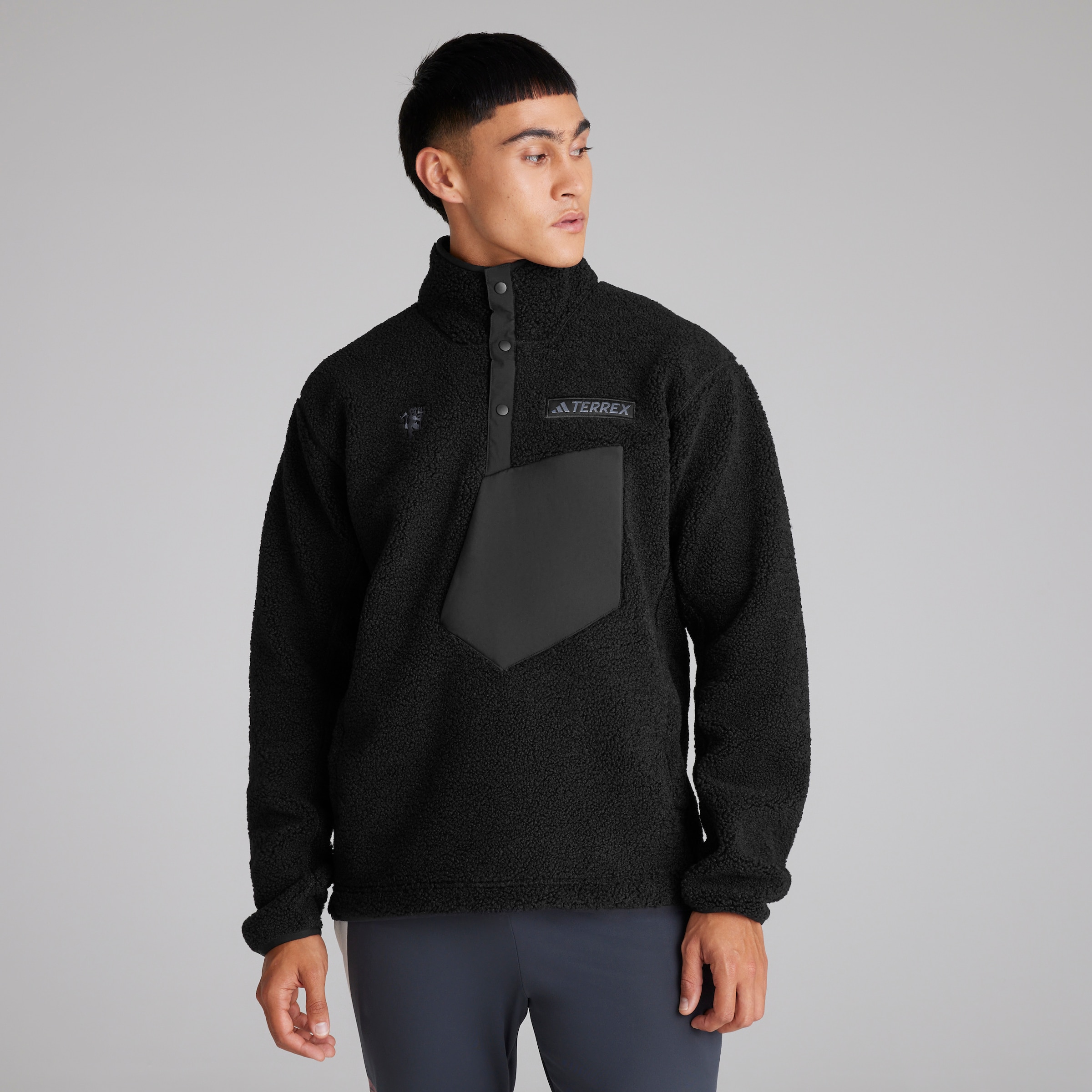Manchester United x adidas Mens Terrex Xploric Sweatshirt Black