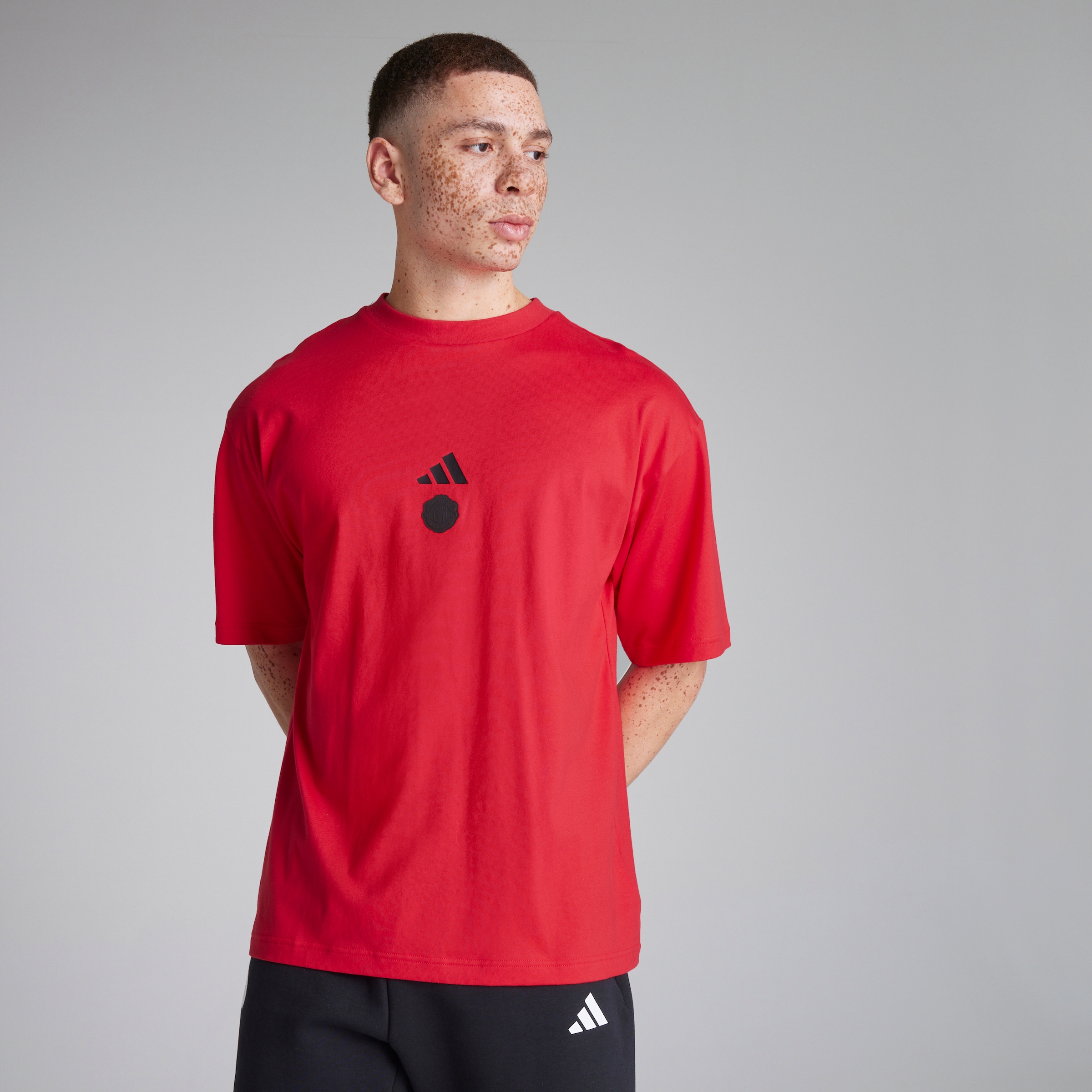 Manchester United x adidas Future Icons Short T-Shirt Red