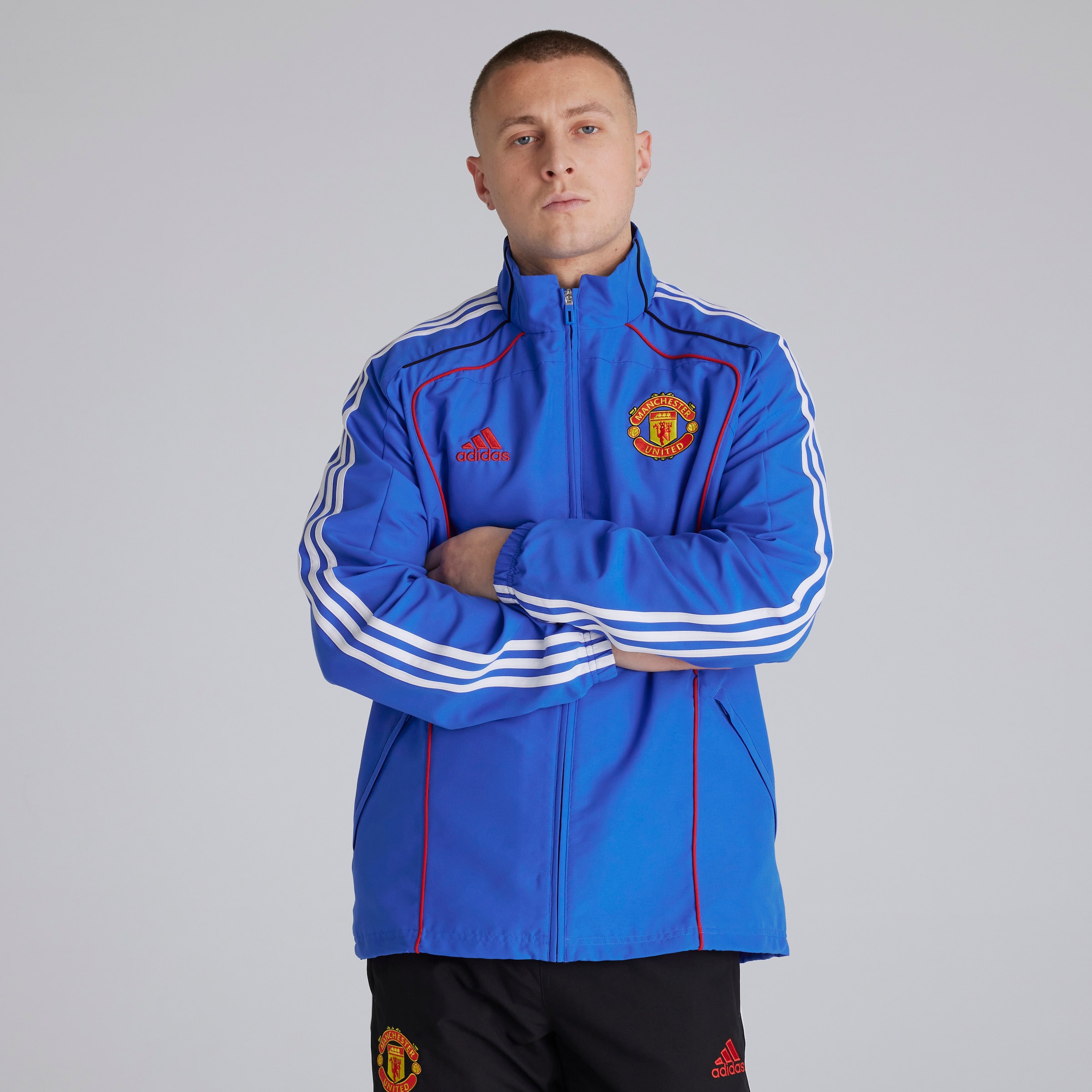 Manchester United x adidas Urban Purist Track Top Blue