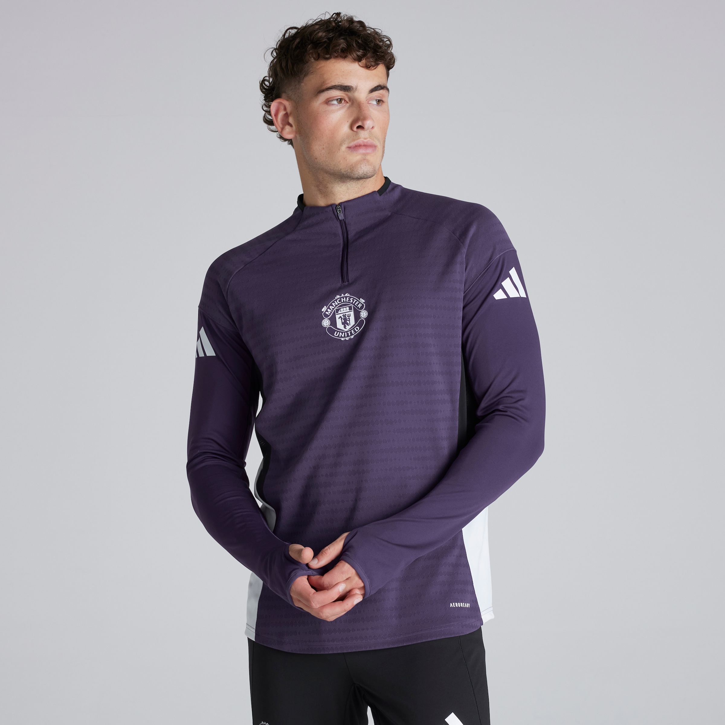 Manchester United Tiro 25 Pro Training Top Purple