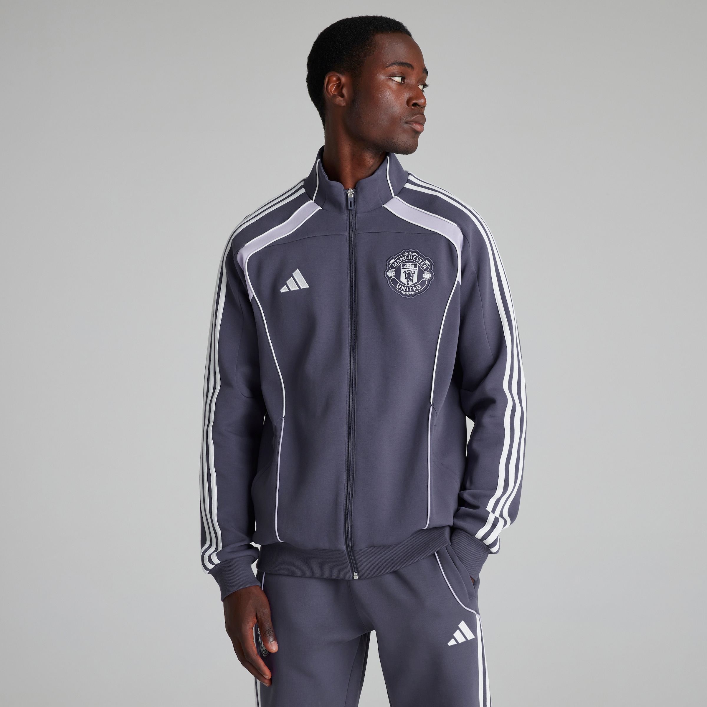 Manchester United x adidas Urban Purist Track Top Purple