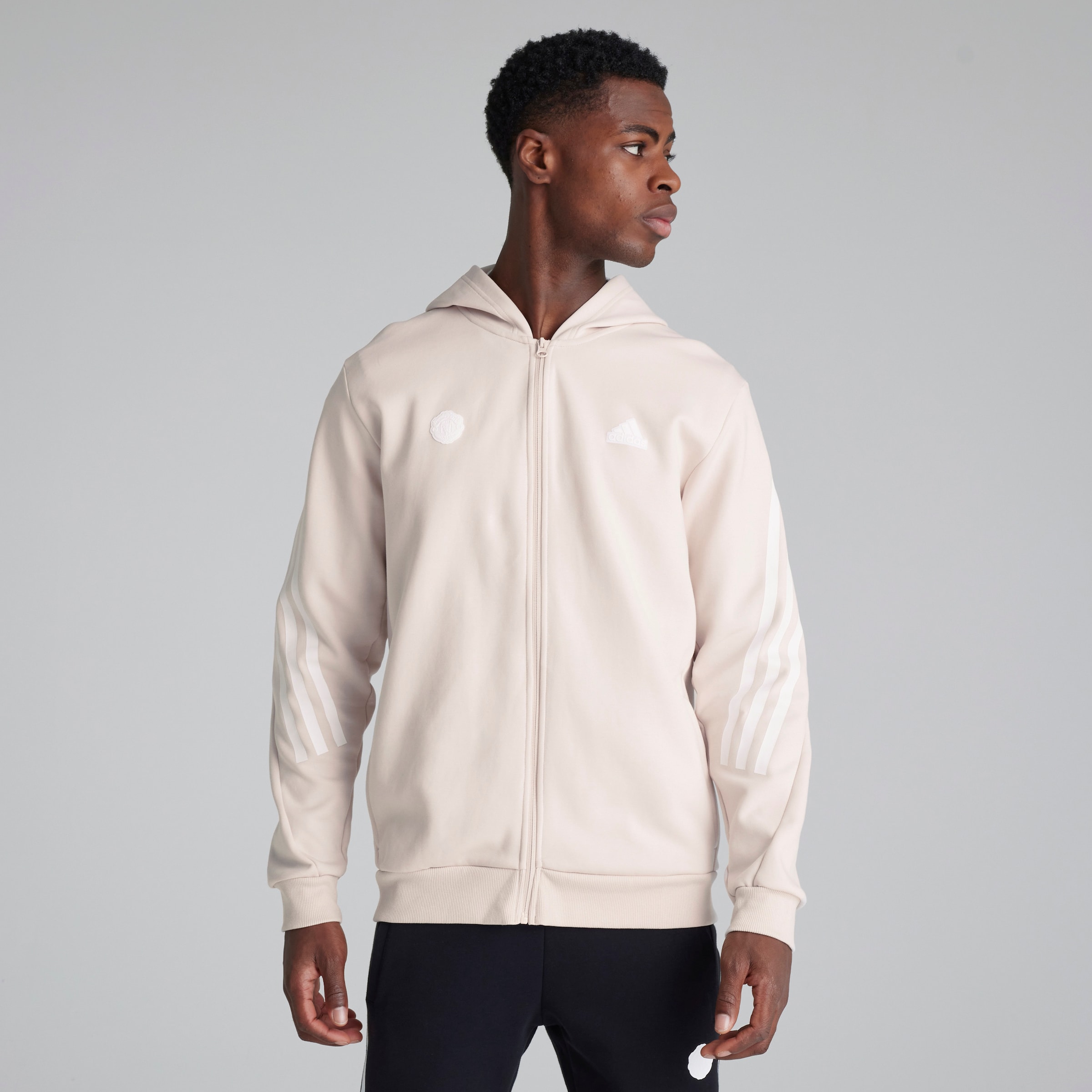 Manchester United x adidas Future Icons Hoodie Pink