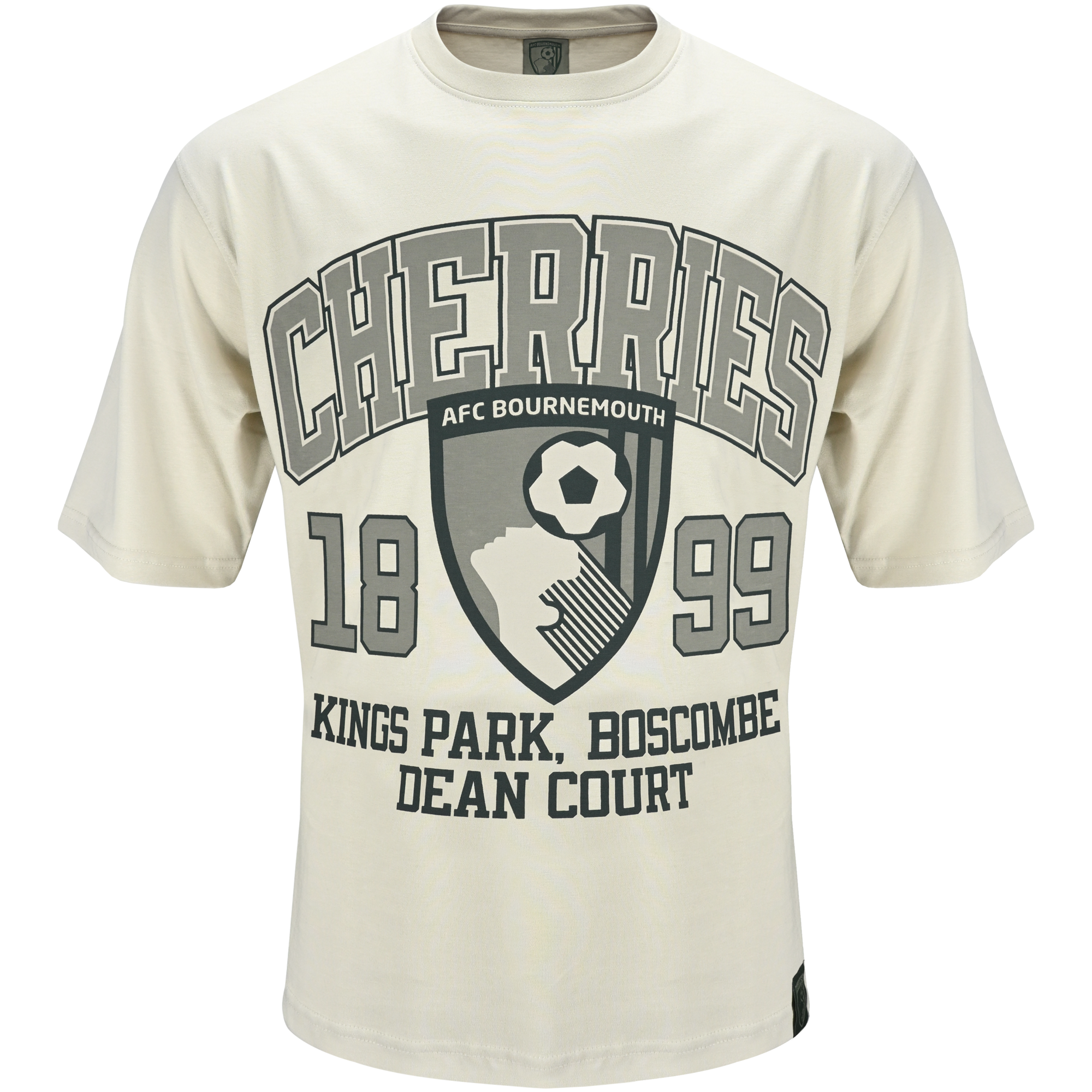 AFC Bournemouth Cherries Oversized Tee - Sand