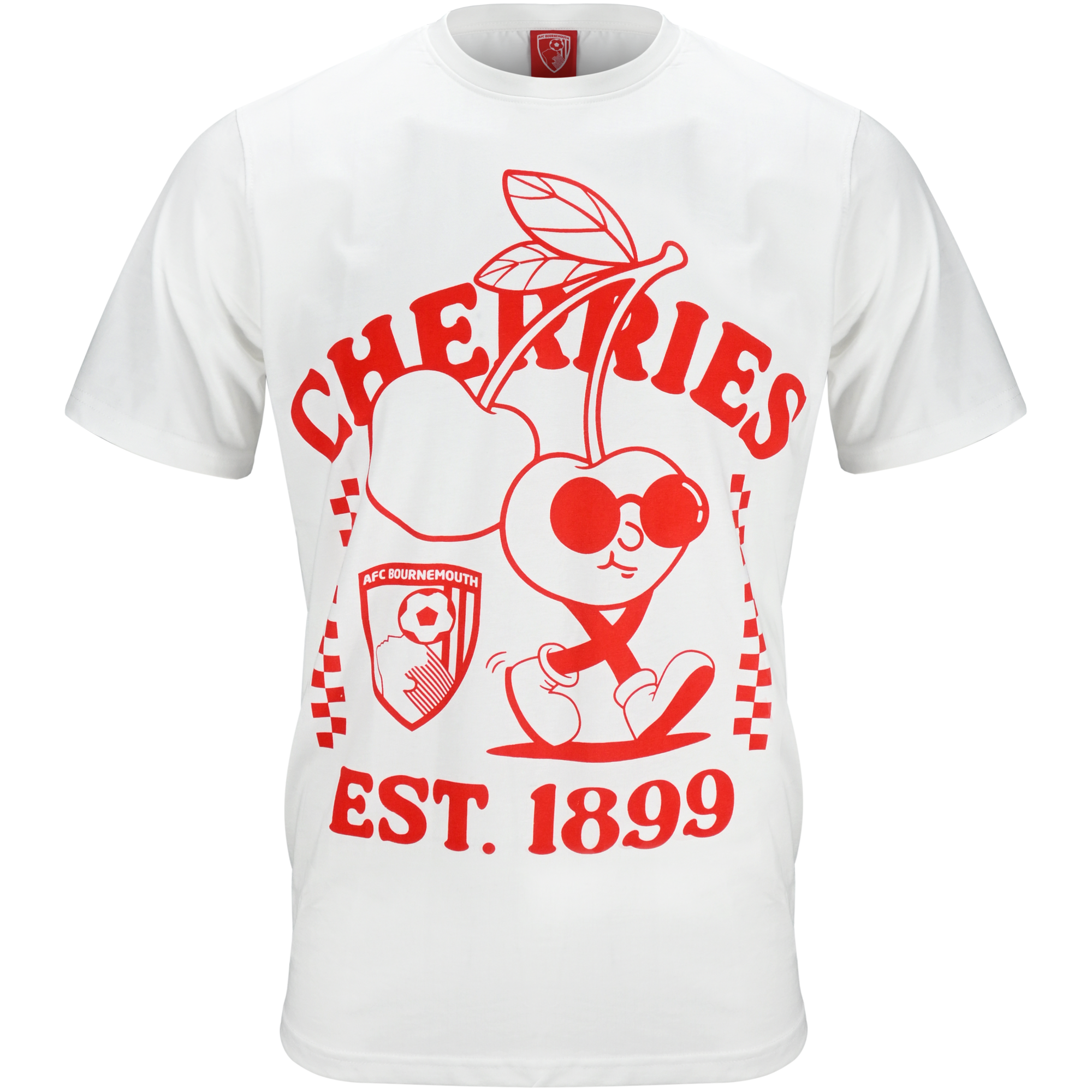 AFC Bournemouth Cherries Beach Relaxed Tee - White