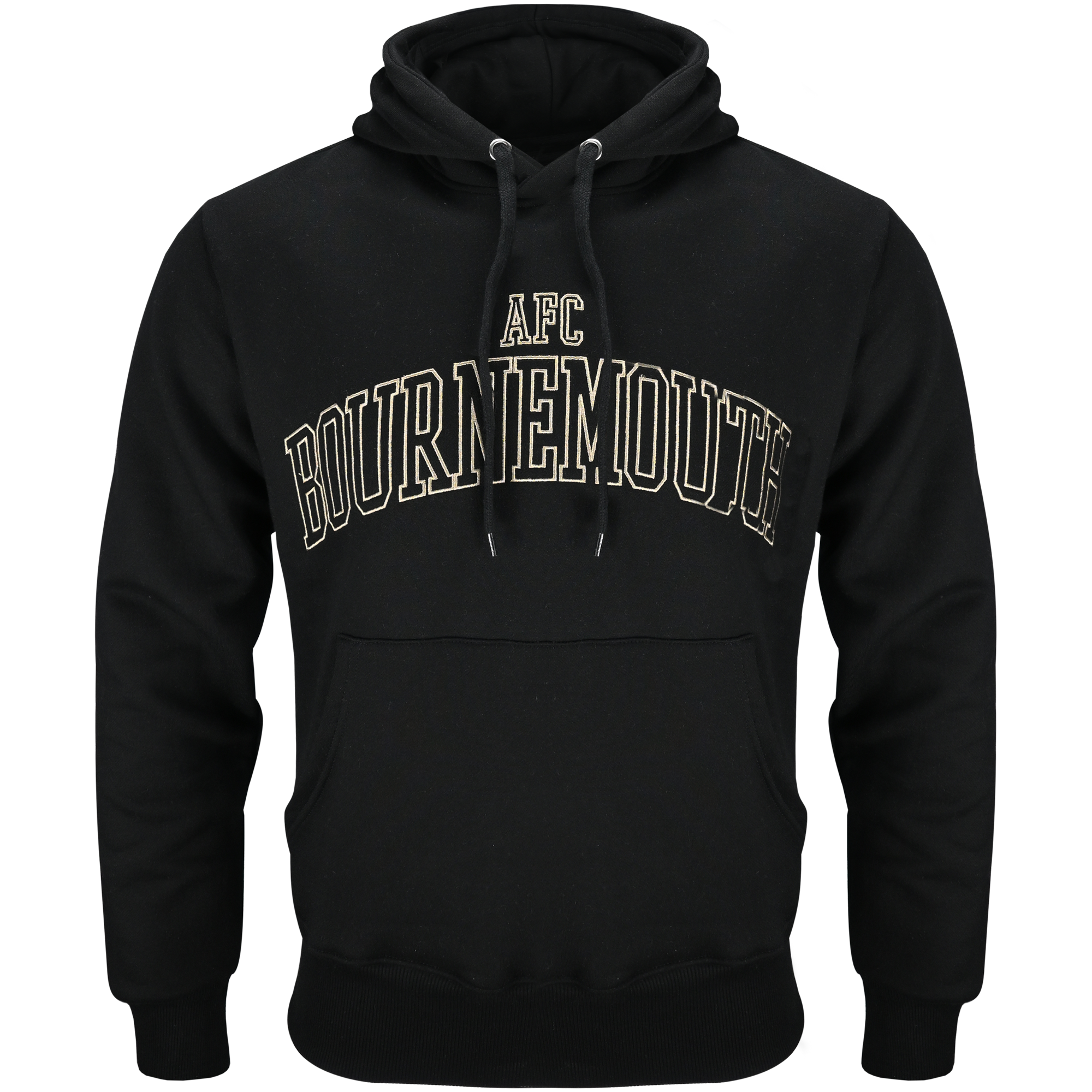 AFC Bournemouth Adult Kotor Hoodie - Black / Stone