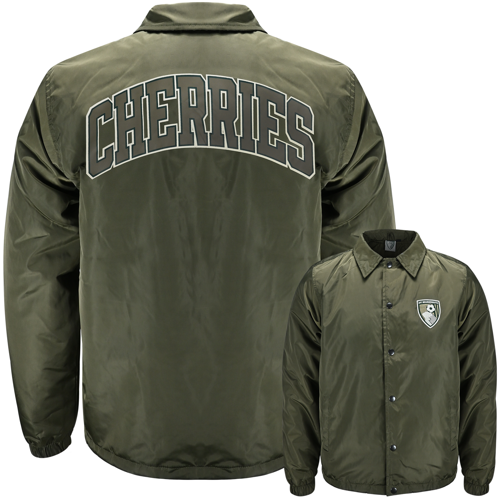 AFC Bournemouth Cherries Coach Jacket - Olive