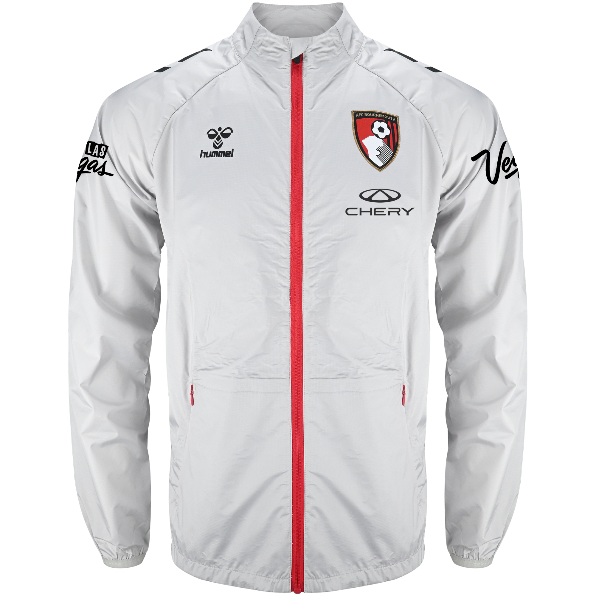 AFC Bournemouth Adult Training Lightweight Jacket- Light Grey