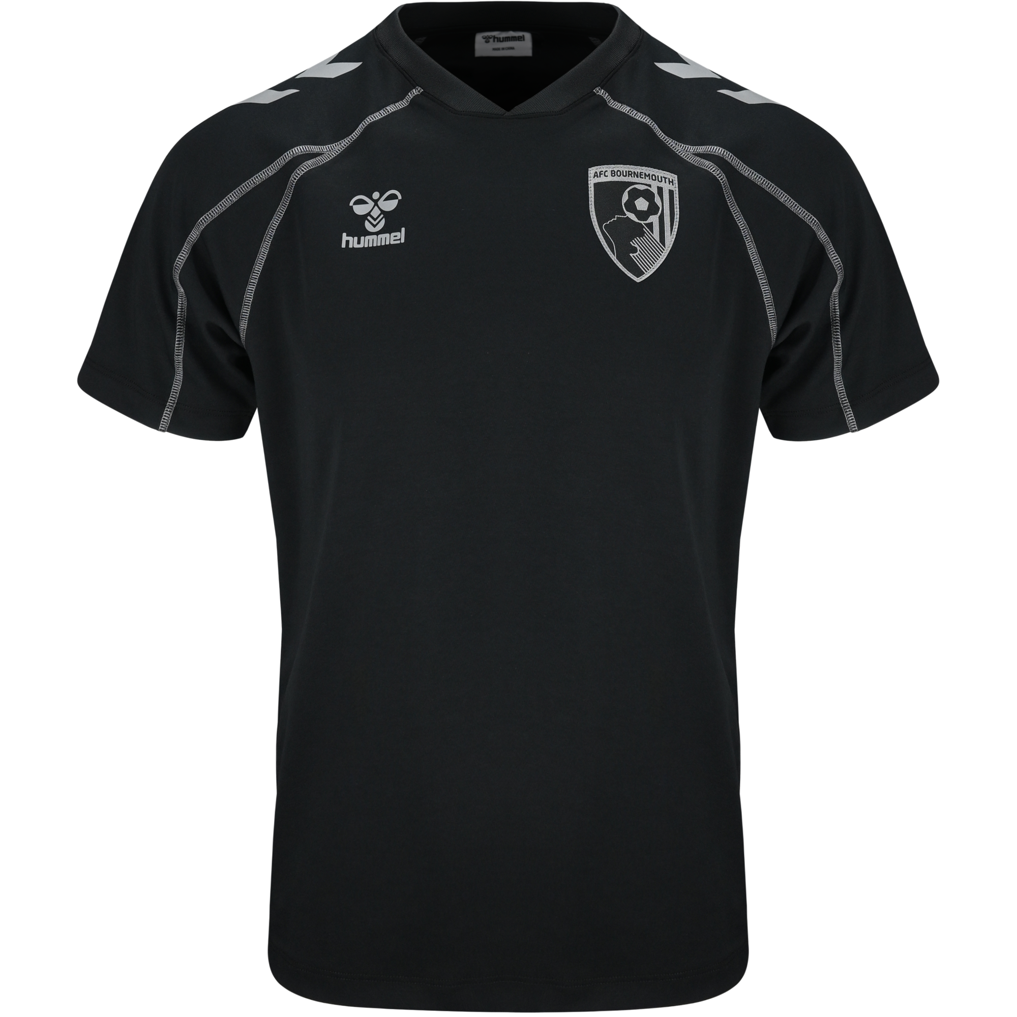 AFC Bournemouth Mens Travel T-Shirt 26/27 - Black