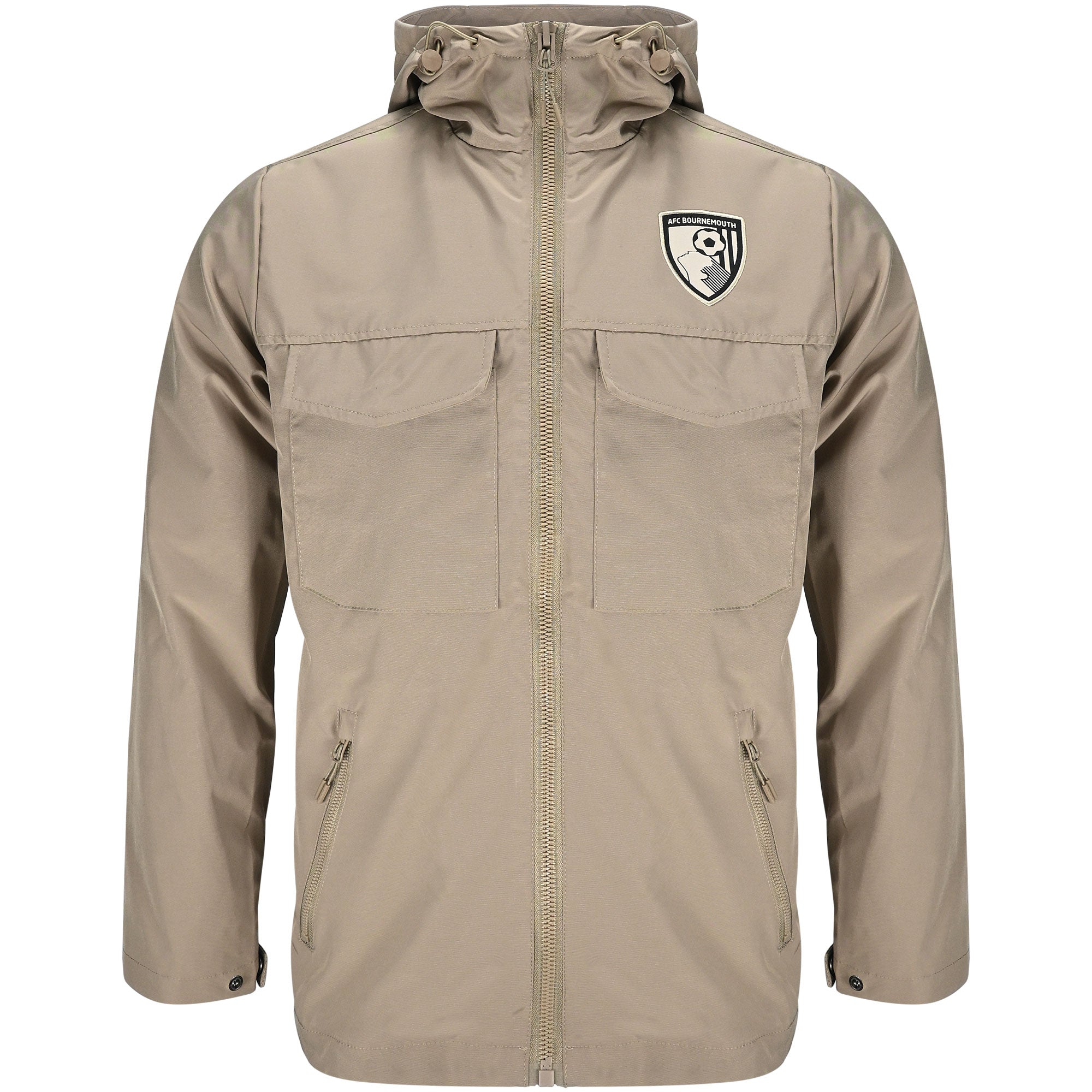 AFC Bournemouth Adults Badbury Lightweight Jacket - Stone