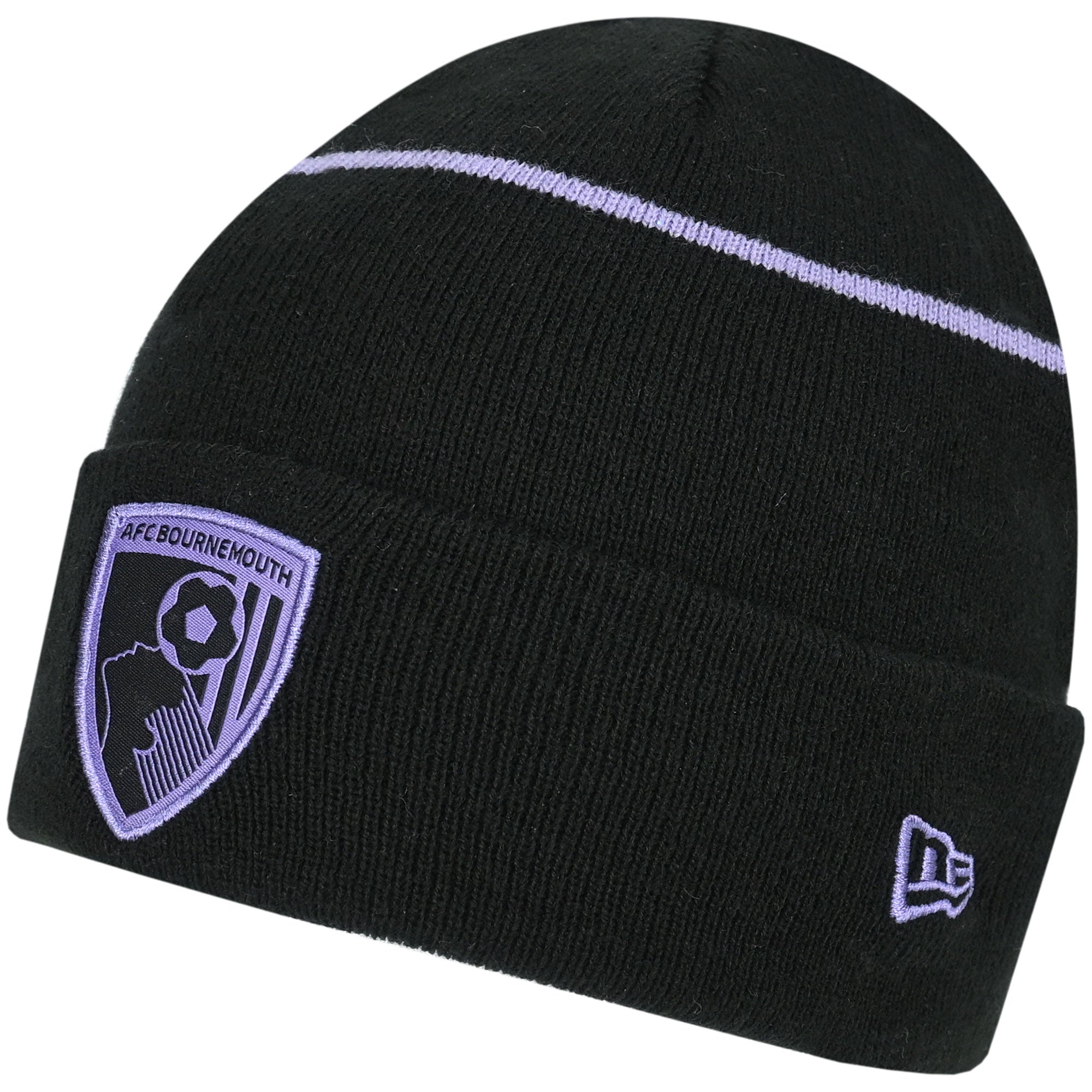 AFC Bournemouth Adults AFCB X New Era Contrast Cuff Beanie - Black