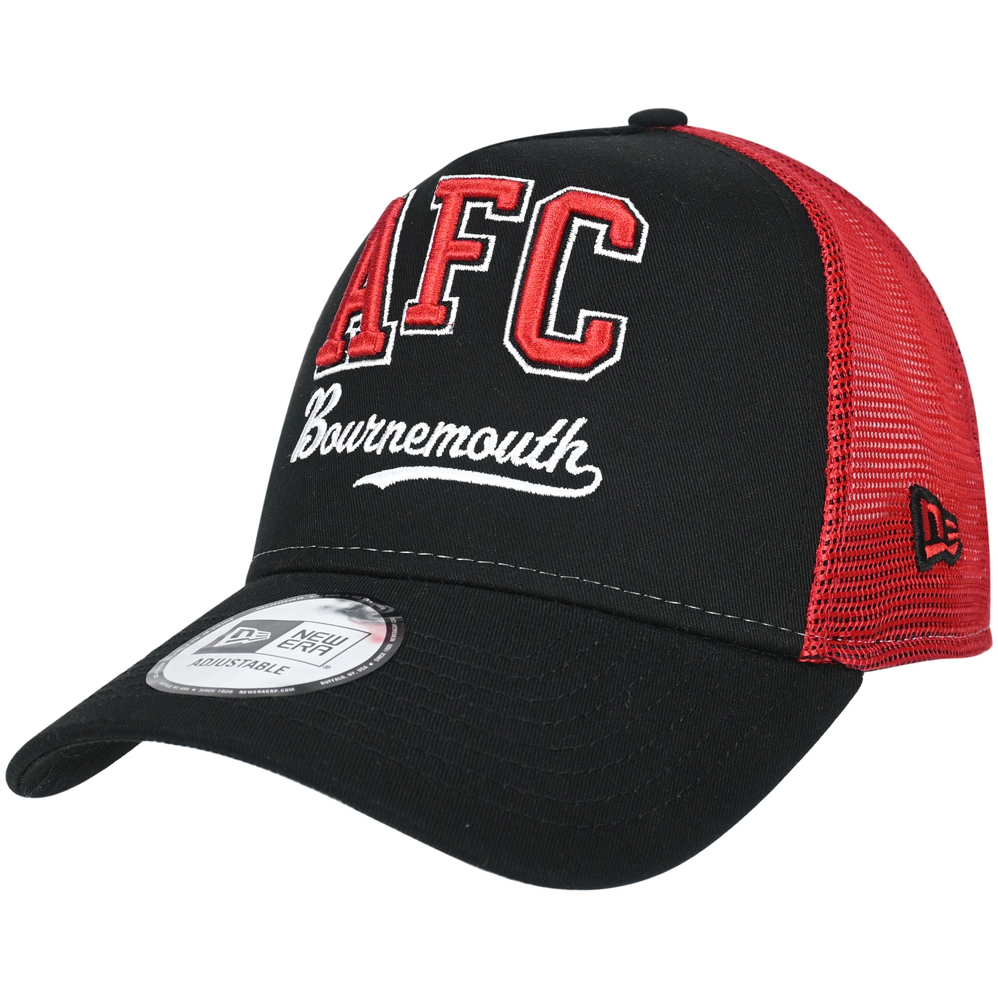 AFC Bournemouth Adults AFCB X New Era Lifestyle Trucker Cap - Black