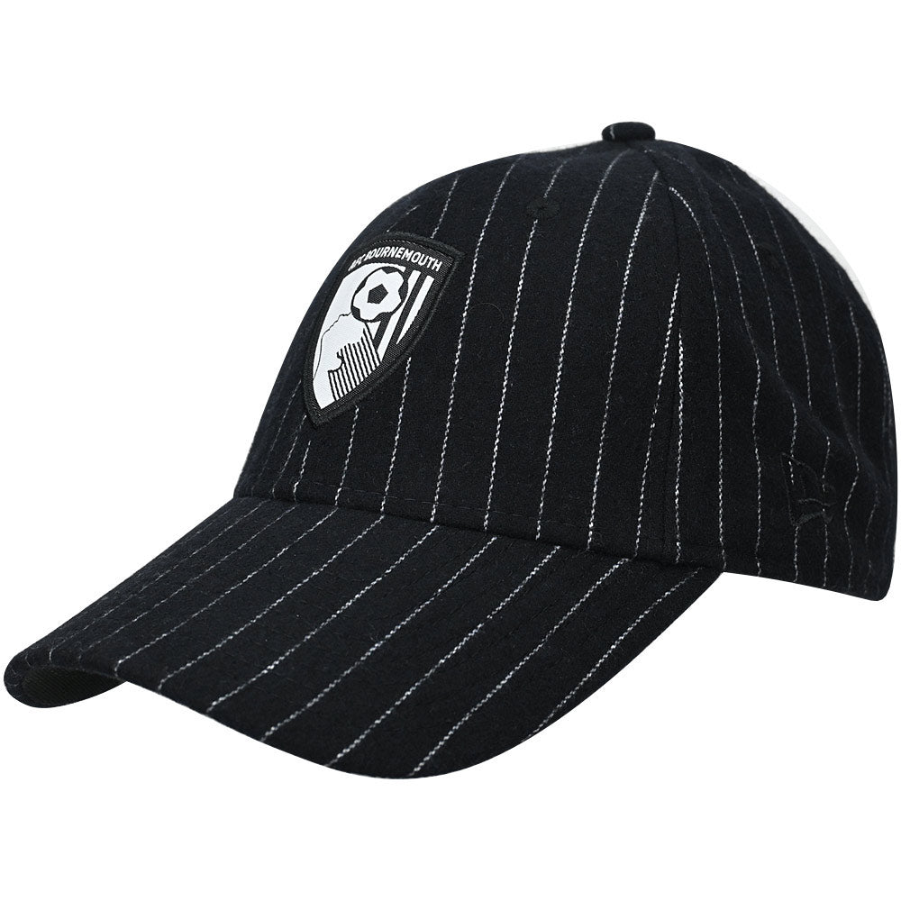Кепка AFC Bournemouth Adults AFCB X New Era 9FORTY Pinstripe (чёрный)