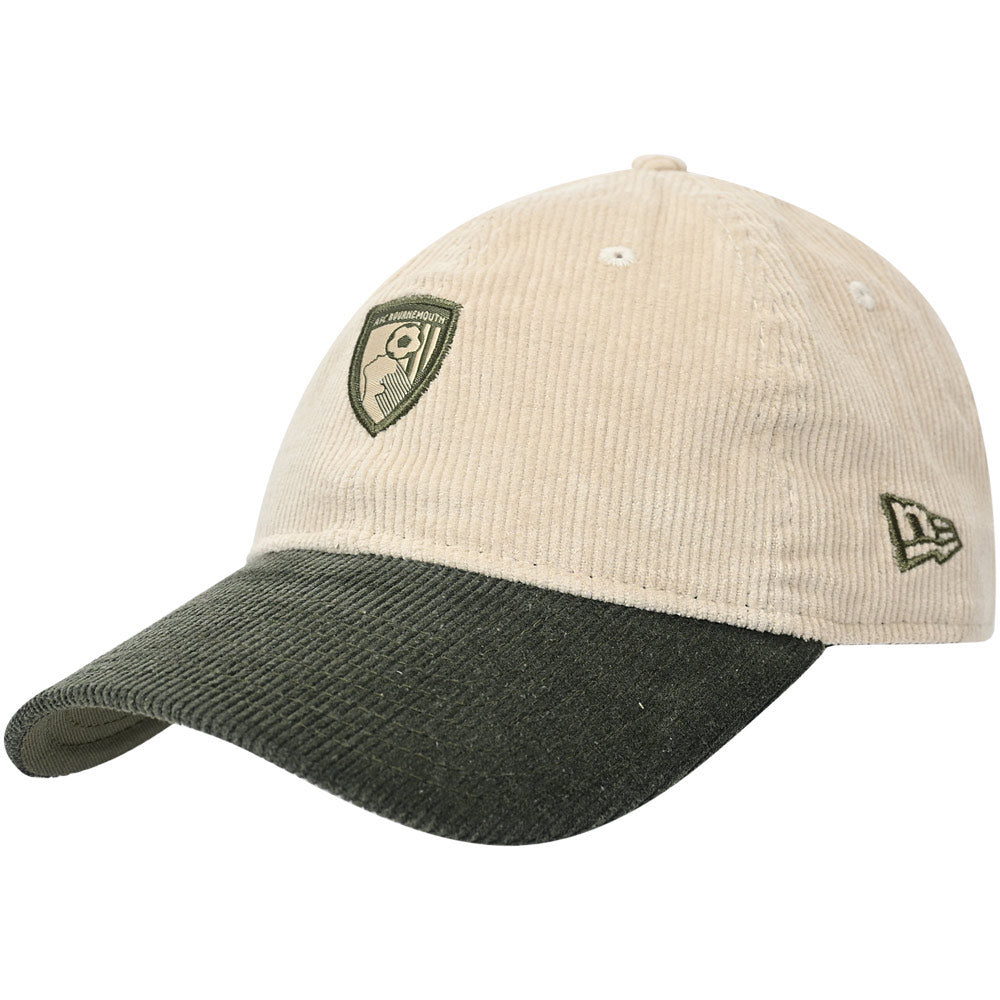 Кепка AFC Bournemouth Adults AFCB X New Era 9TWENTY Cord (Ivory / Olive)