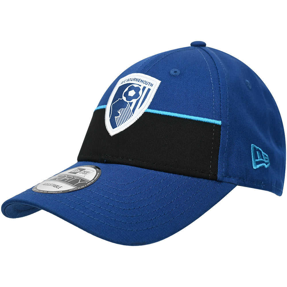 AFC Bournemouth Adults AFCB X New Era 9FORTY Away Cap - Blue / Black
