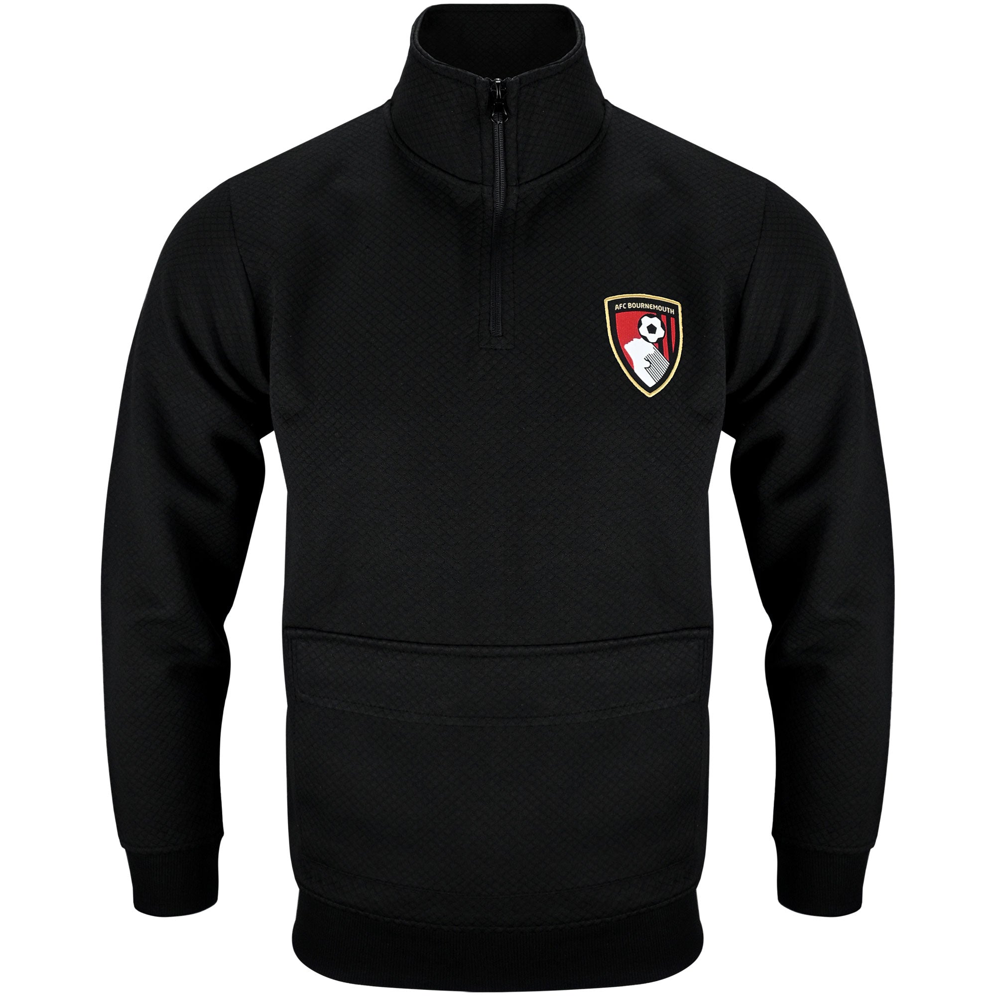 Футболка AFC Bournemouth Adults Stourwood 1/4 Zip (чёрный)