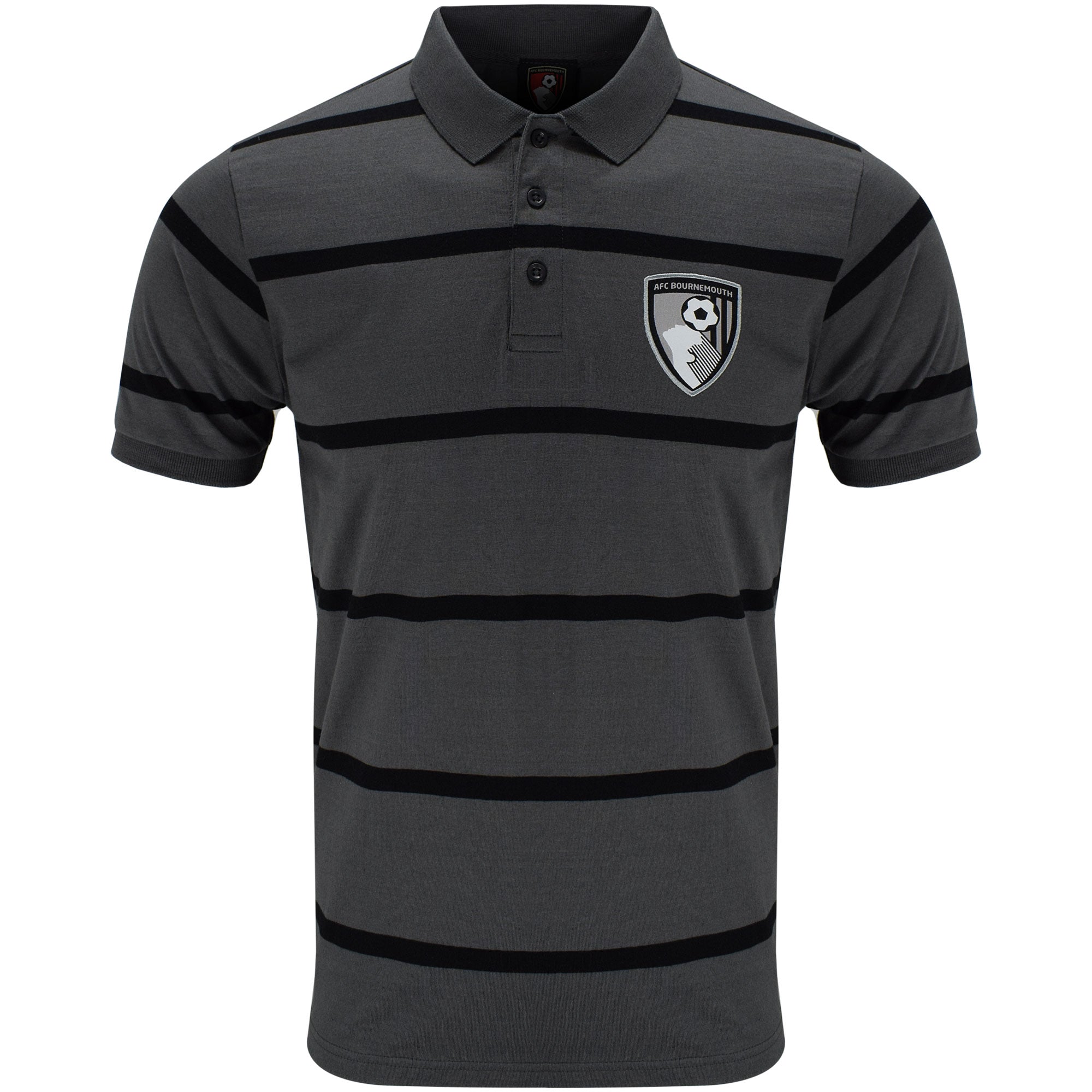 AFC Bournemouth Adults Bracken Polo Shirt - Charcoal
