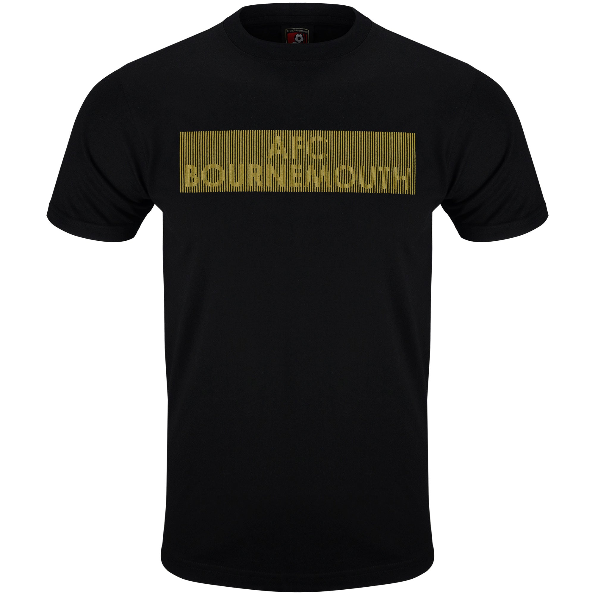 AFC Bournemouth Adults Code T Shirt - Black / Gold