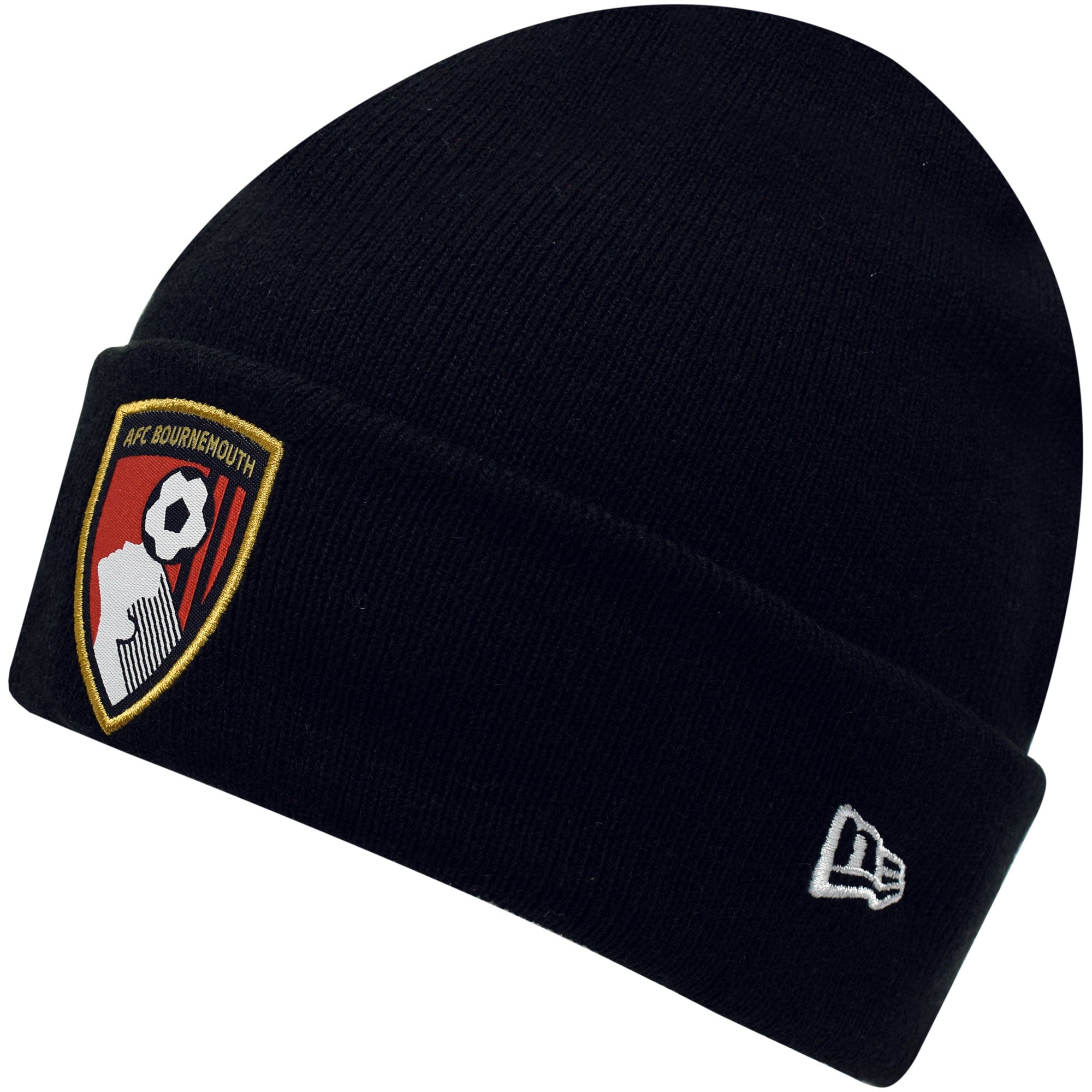 AFC Bournemouth Adults AFCB X New Era Core Cuff Beanie - Black