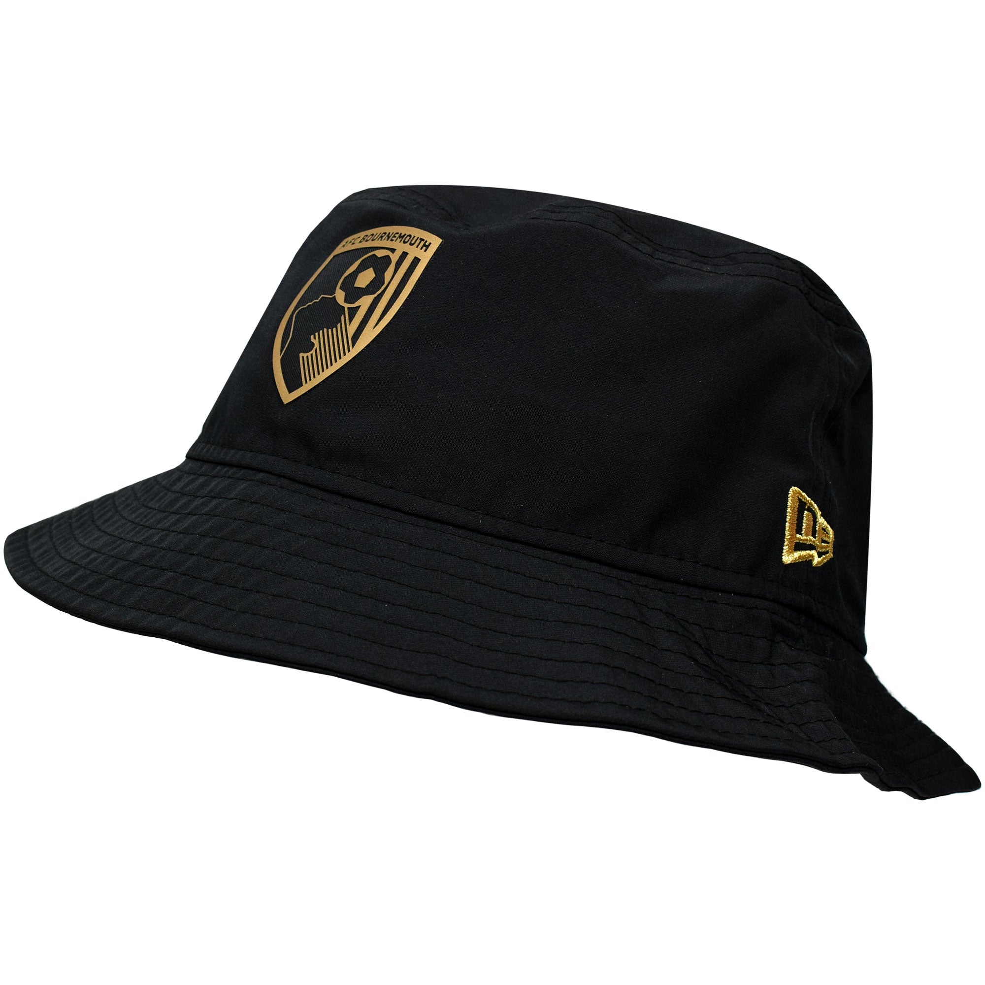 Панама AFC Bournemouth Adults AFCB X New Era (чёрный/золотистый)
