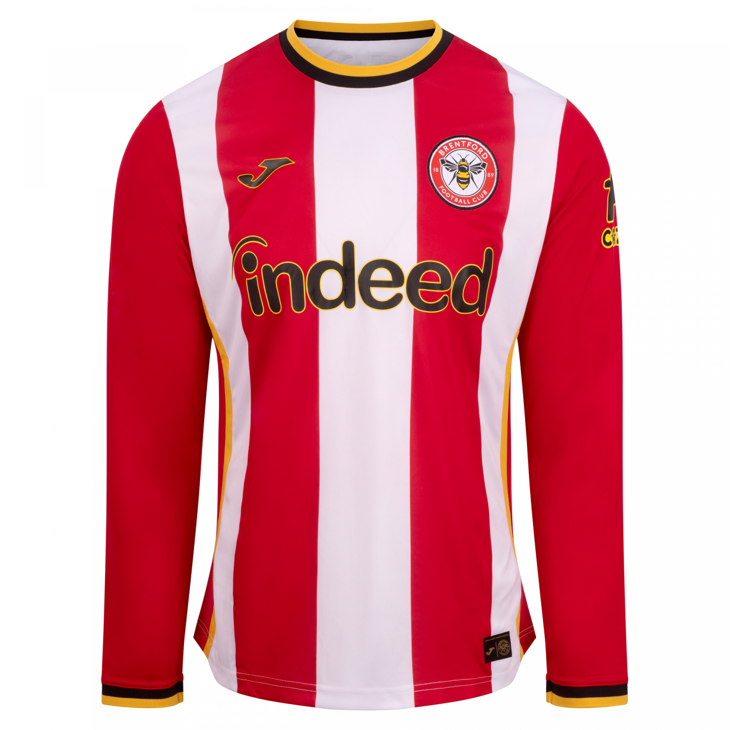 Brentford 26/28 Mens Home Long Sleeve Shirt