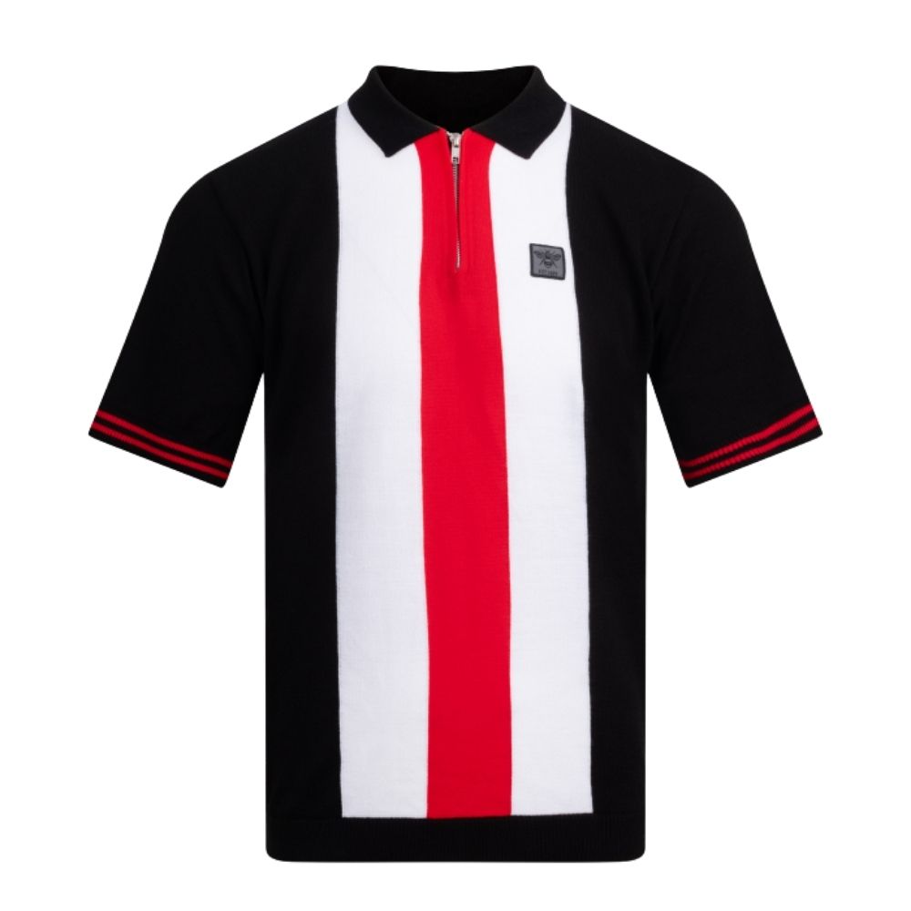 Поло Brentford Oxford & Cambridge Stripe 1/4 Zip