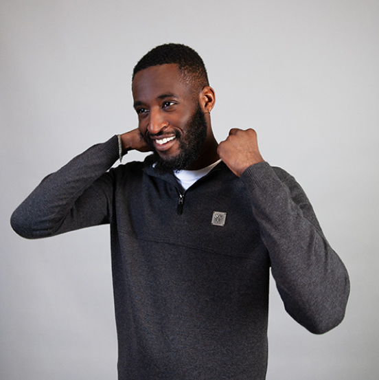 Brentford Oxford & Cambridge Funnel Neck 1/4 Zip