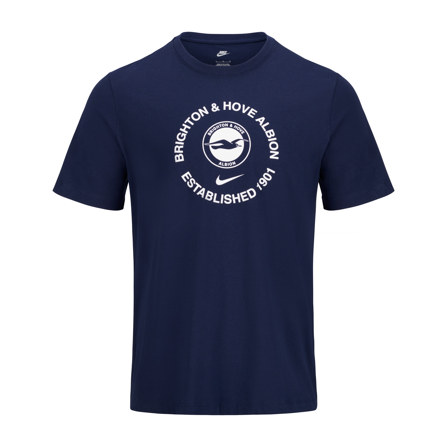 Brighton Adult Nike Team BHAFC Est 1901 Navy Tee