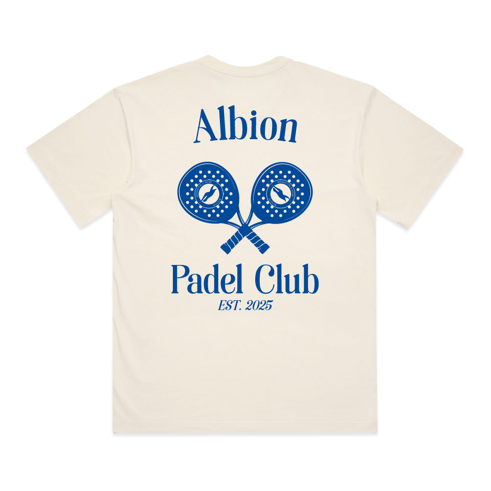 Brighton Oversized Padel Tee - Ecru